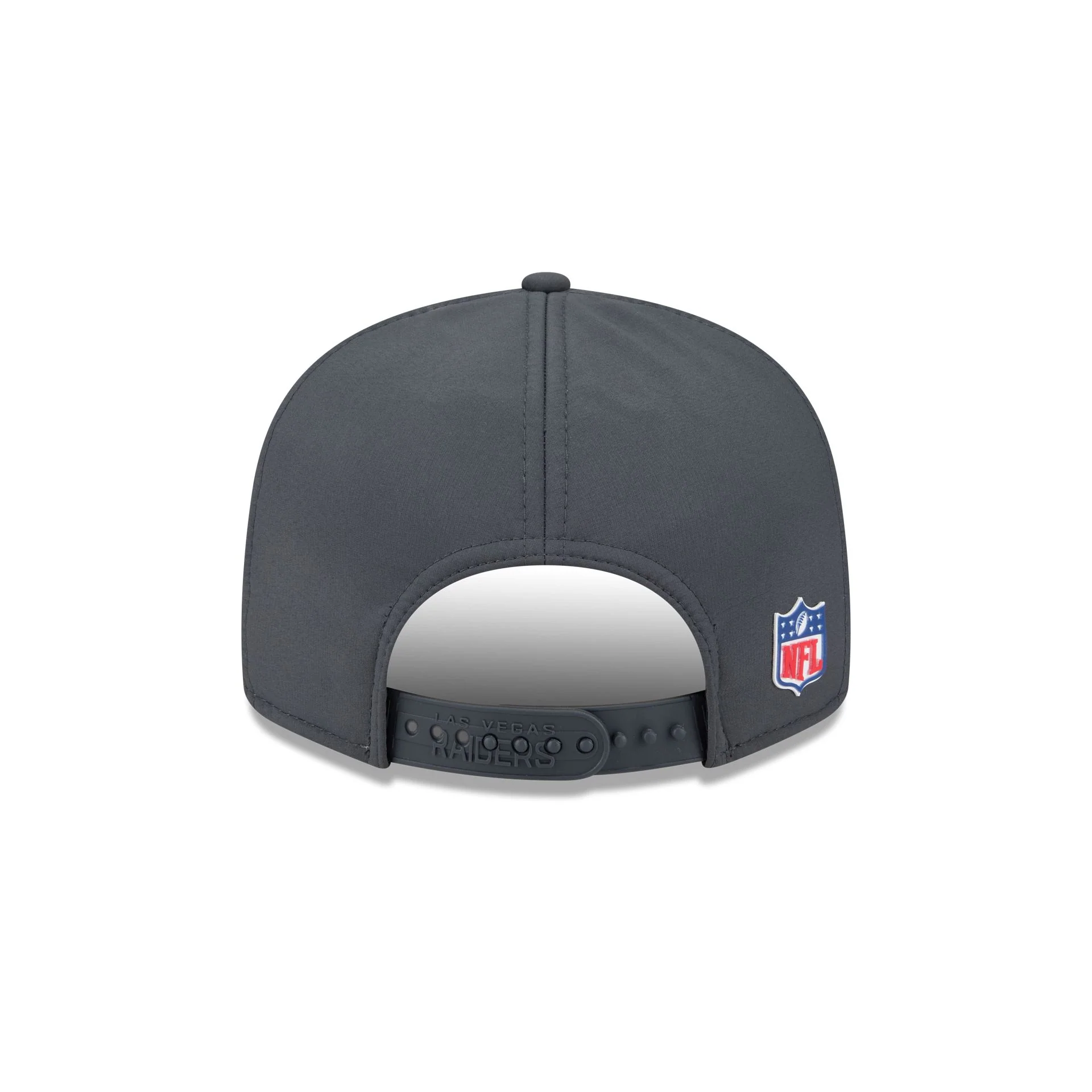 Las Vegas Raiders 2025 Sideline Cold Weather Steel Clouds Split Panel 9FIFTY Snapback Hat - Image 6