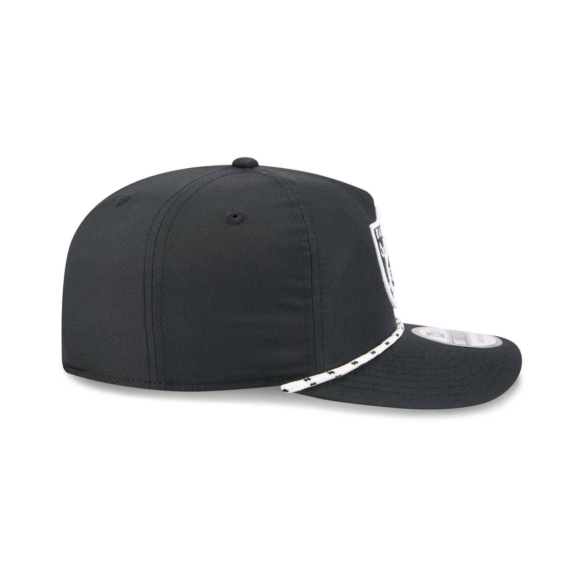 Las Vegas Raiders Black and White Rope 19TWENTY Snapback Hat - Image 5