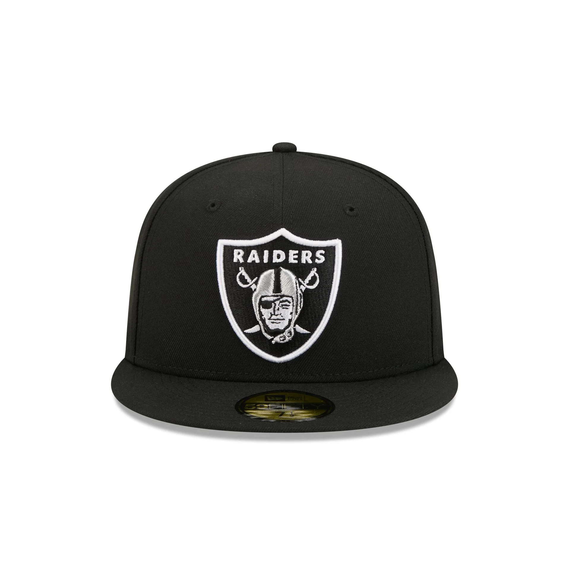 Las Vegas Raiders Black Basic 59FIFTY Fitted Hat - Image 2