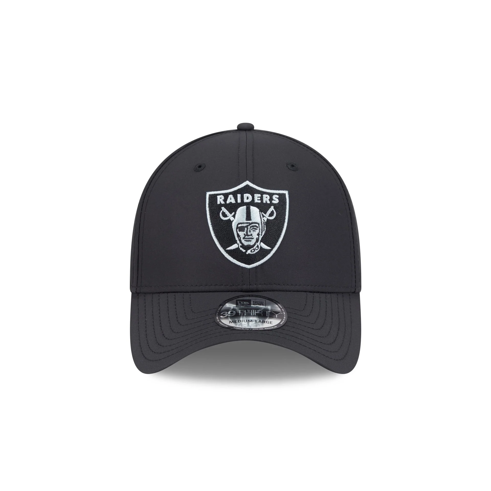 Las Vegas Raiders Night 39THIRTY Stretch Fit Hat - Image 2