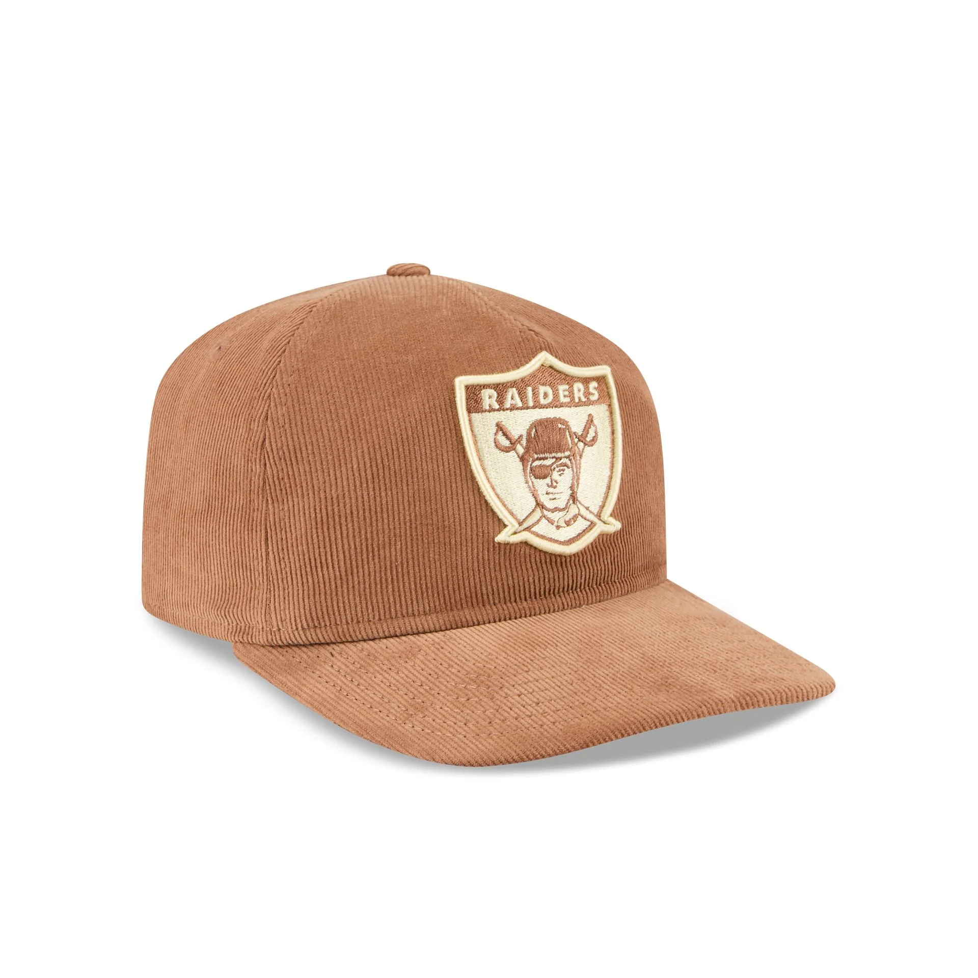 Las Vegas Raiders Nostalgic Brown Corduroy 19TWENTY Adjustable Hat - Image 3