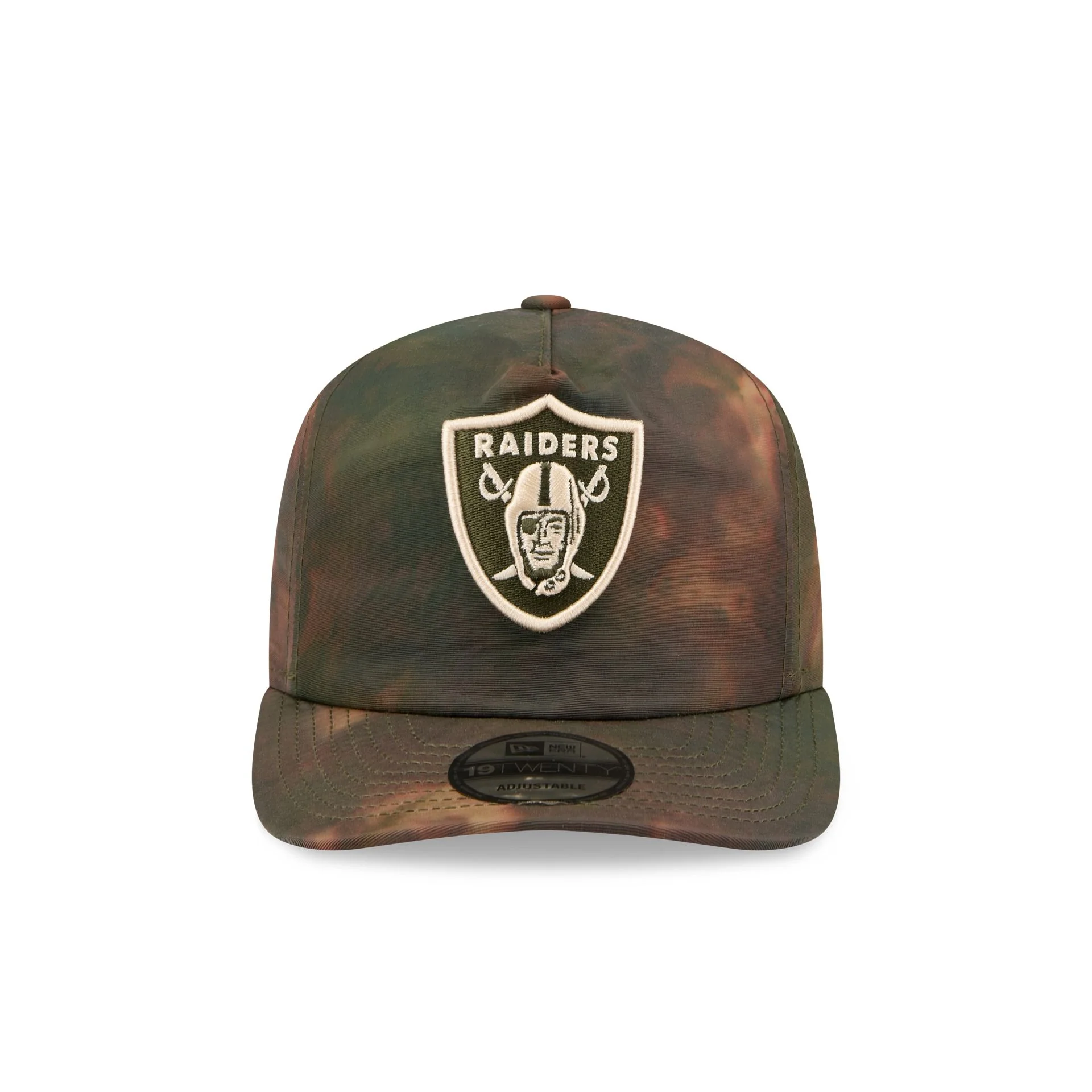 Las Vegas Raiders Three Looms Nylon Wash Dye 19TWENTY Adjustable Hat - Image 2