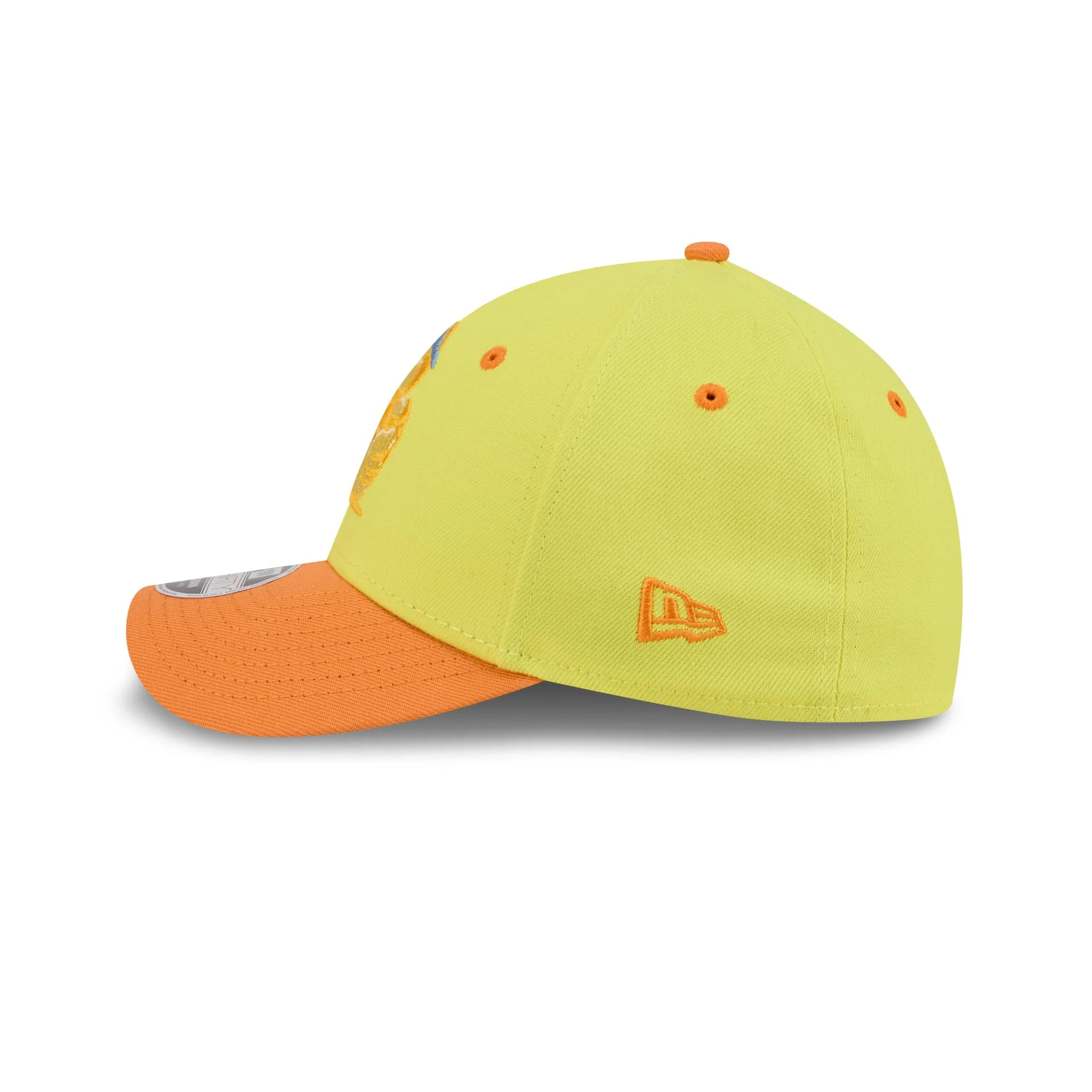 Lehigh Valley IronPigs Theme Night Yellow 39THIRTY M-Crown Stretch Fit Hat - Image 4