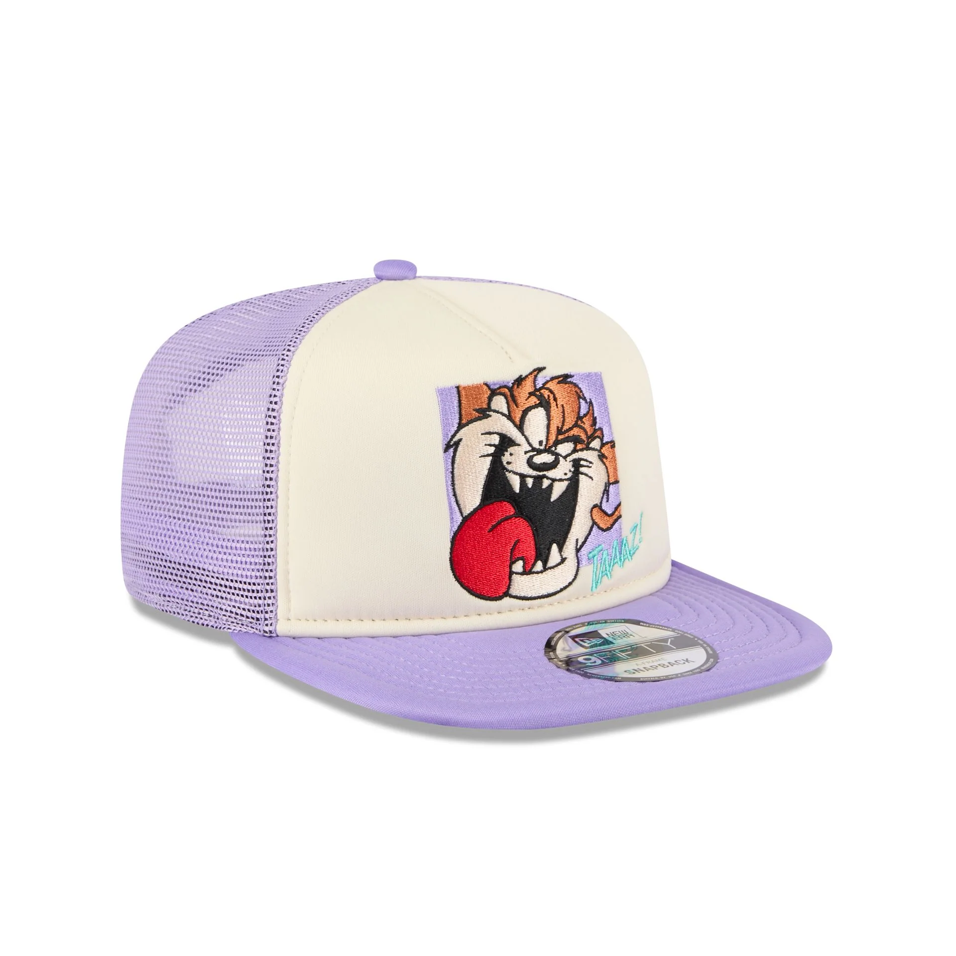 Looney Tunes Taaaz! Lavender 9FIFTY A-Frame Trucker Hat - Image 3