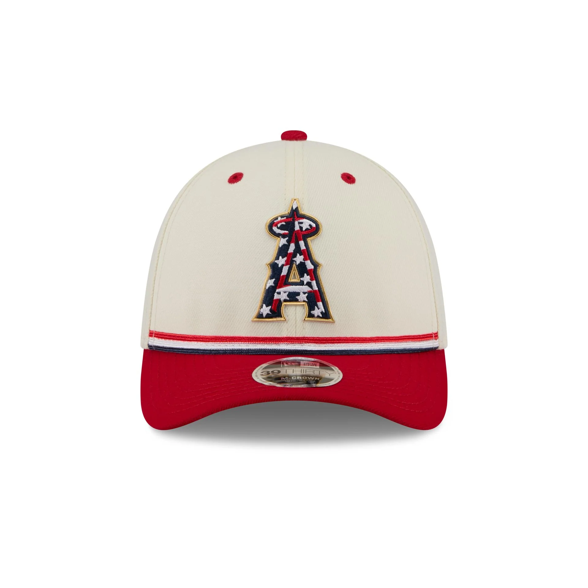 Los Angeles Angels Independence Day 2026 39THIRTY M-Crown Stretch Fit Hat - Image 2