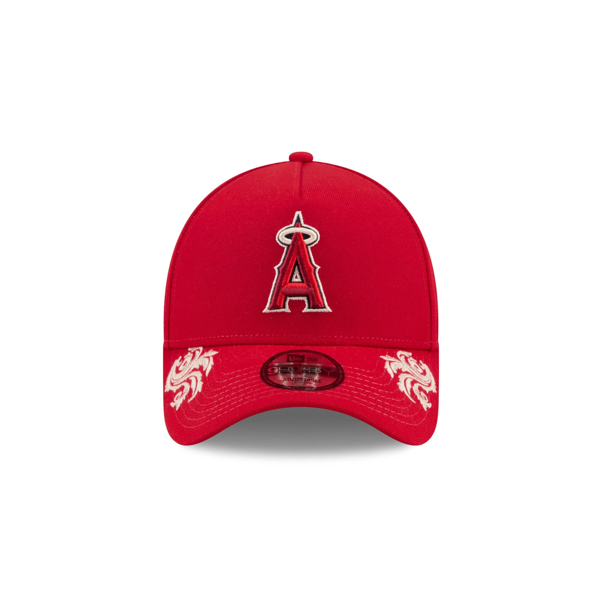 Los Angeles Angels Script 9FORTY A-Frame Snapback Hat - Image 2