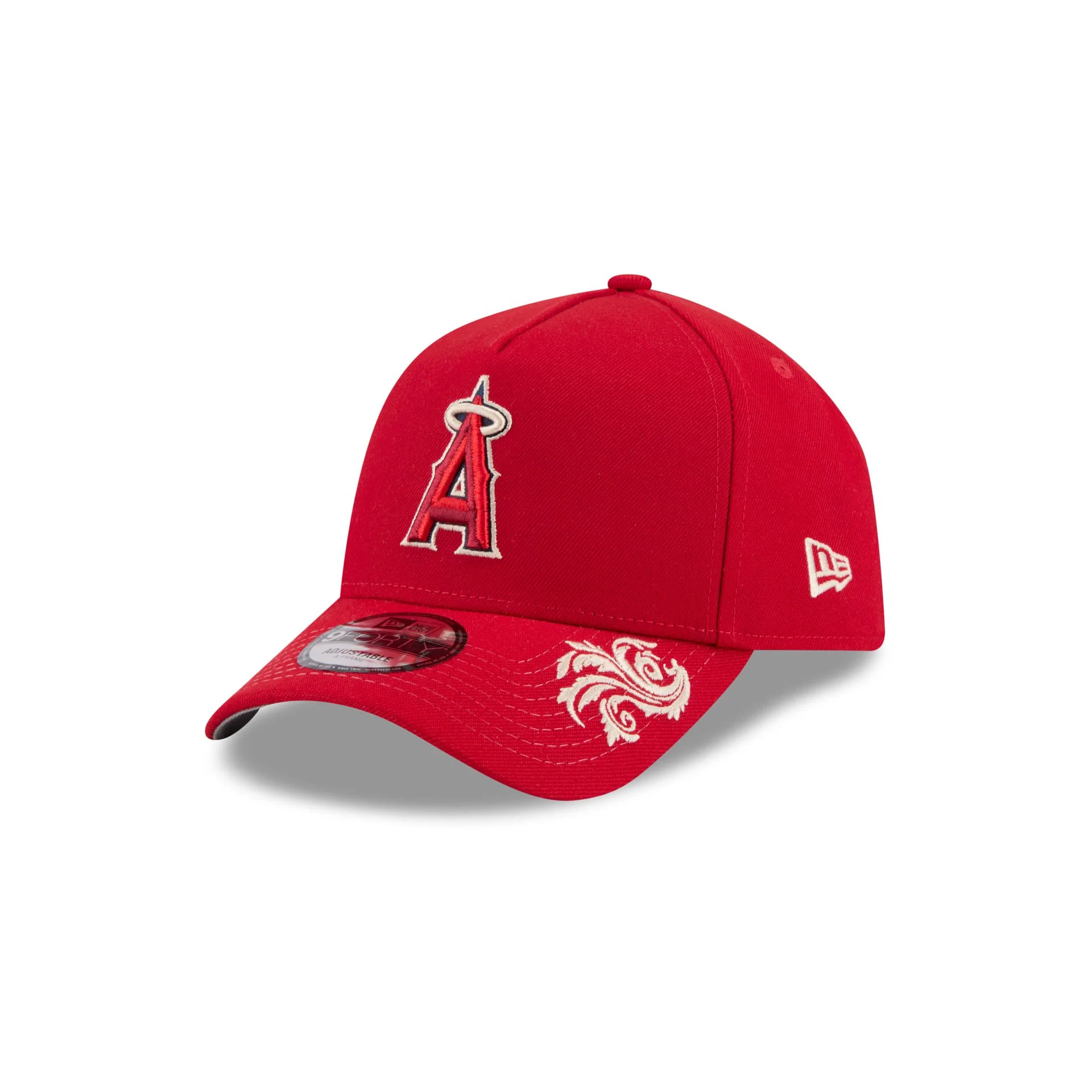 Los Angeles Angels Script 9FORTY A-Frame Snapback Hat - Image 3
