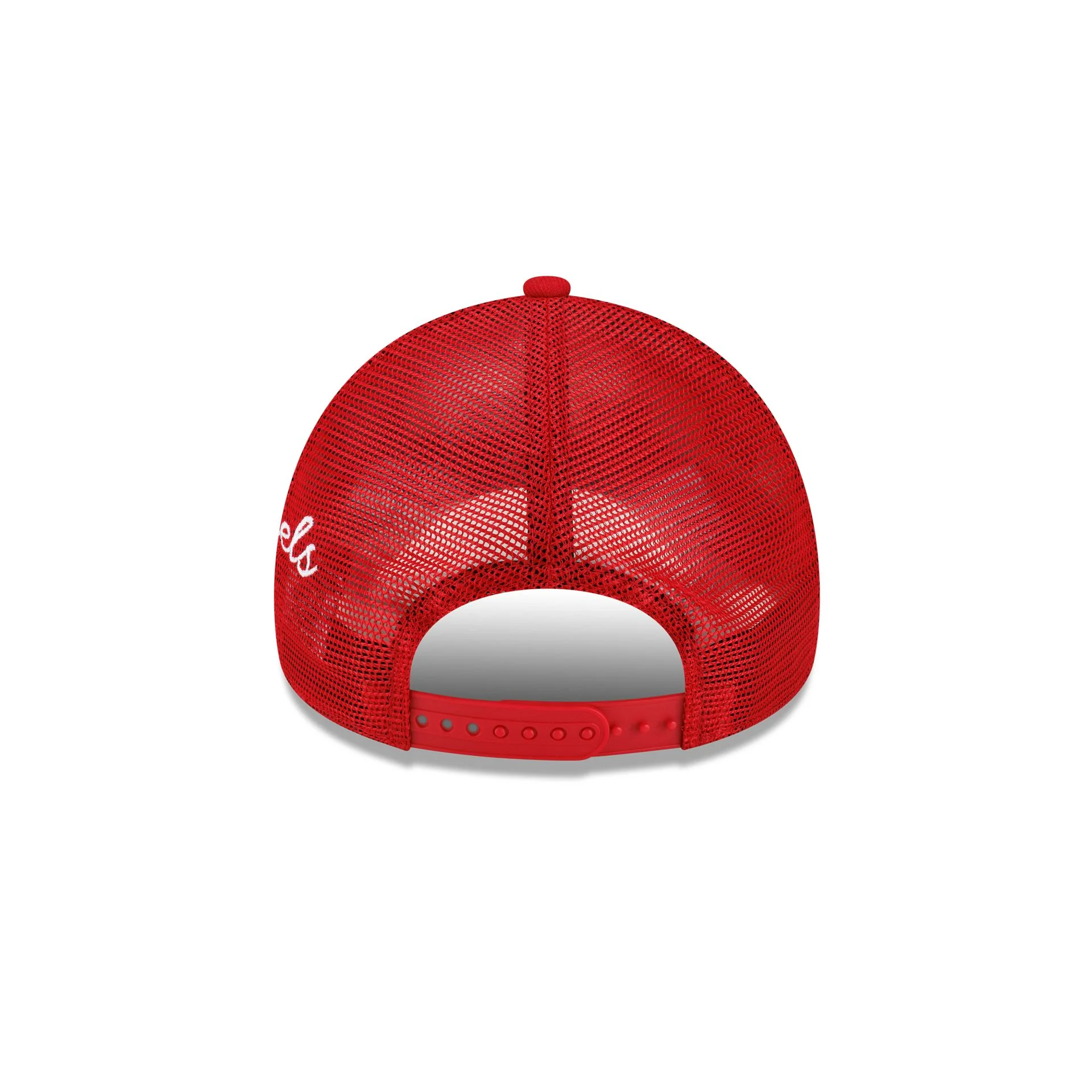 Los Angeles Angels Side Script 9FORTY A-Frame Trucker Hat - Image 6