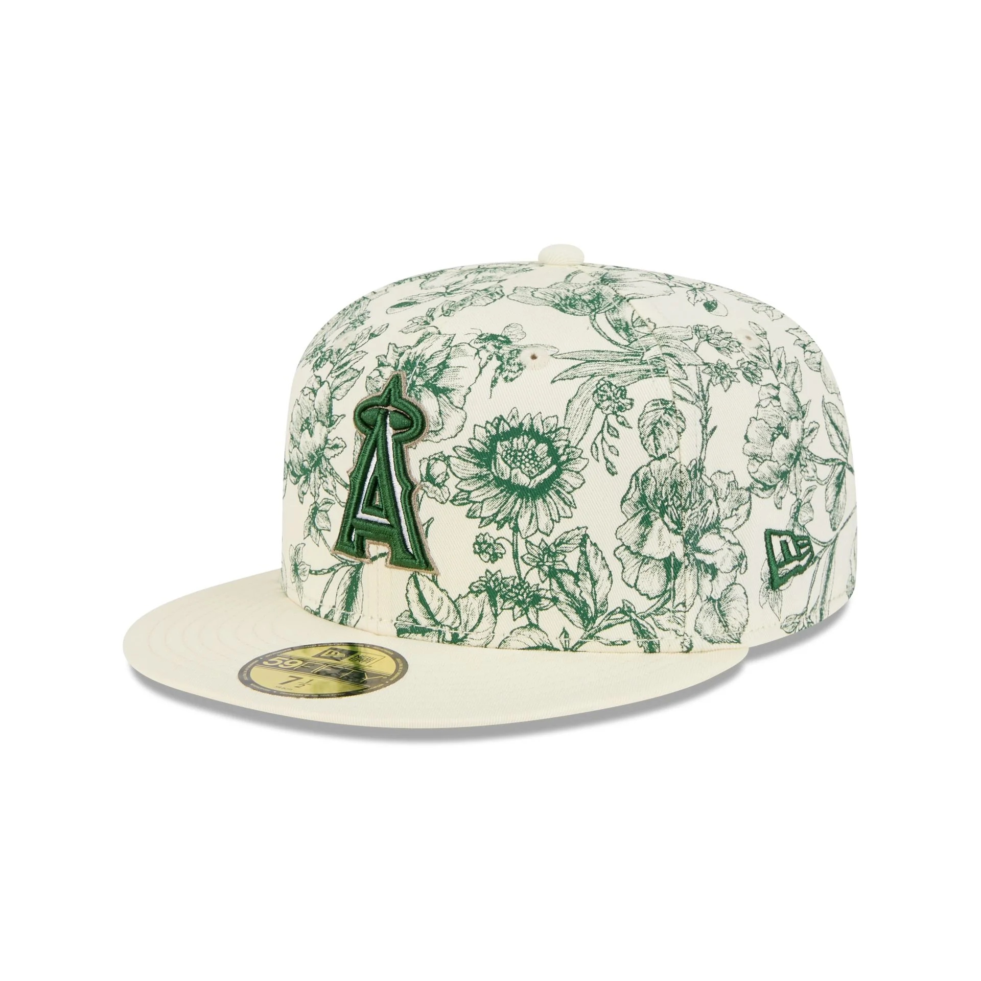 Los Angeles Angels Spring Floral 59FIFTY Fitted Hat - Image 3