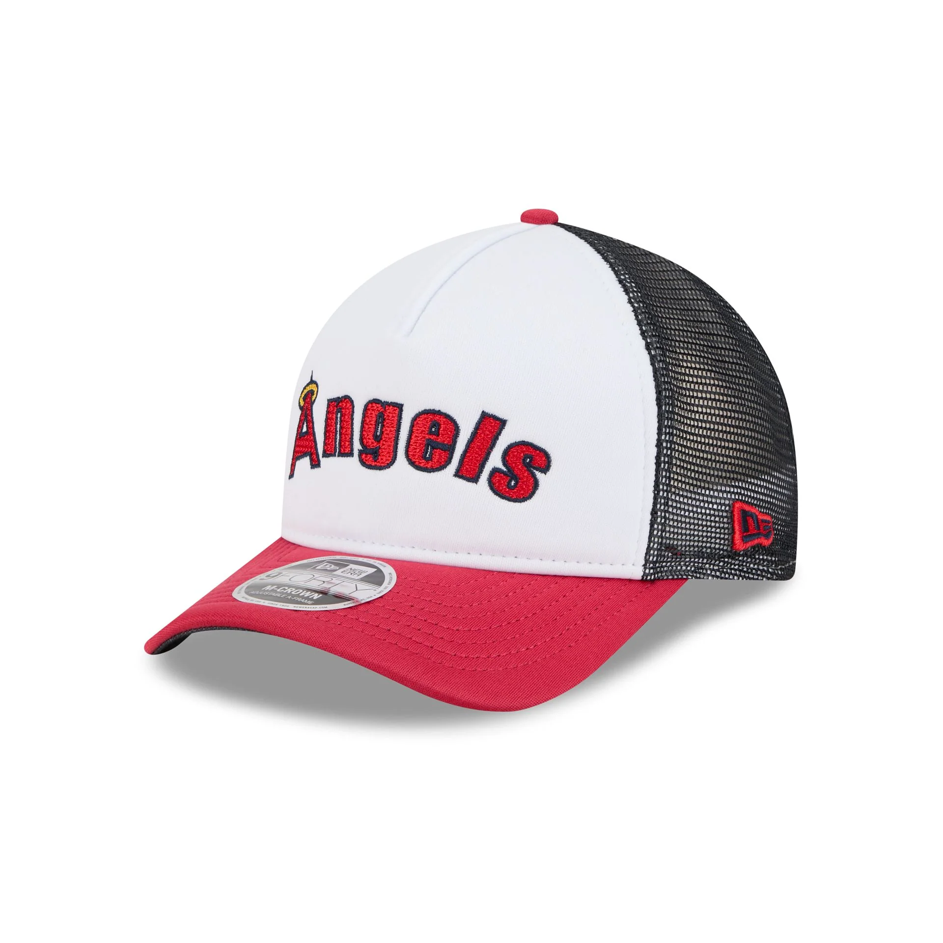 Los Angeles Angels Summer Derby 9FORTY M-Crown A-Frame Snapback Hat - Image 3
