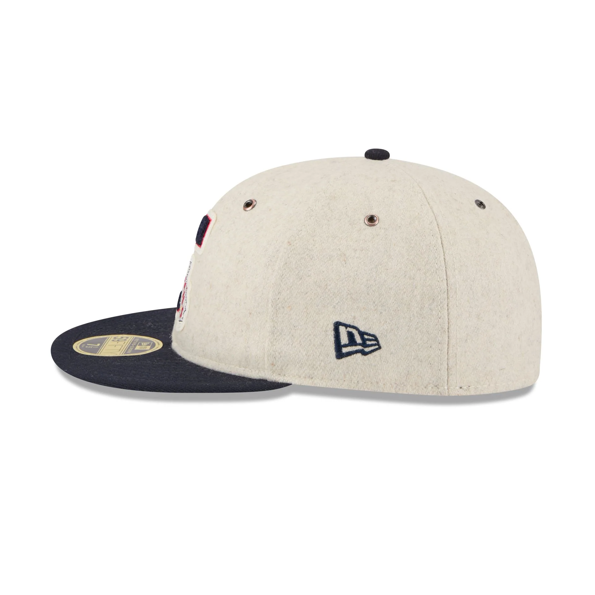 Los Angeles Angels Wool Letterman Retro Crown 59FIFTY Fitted Hat - Image 4