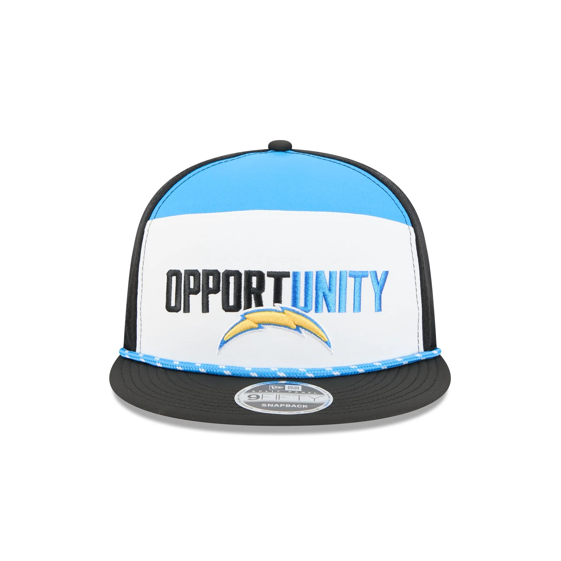 Los Angeles Chargers 2025 Inspire Change Split Panel 9FIFTY Snapback Hat - Image 2