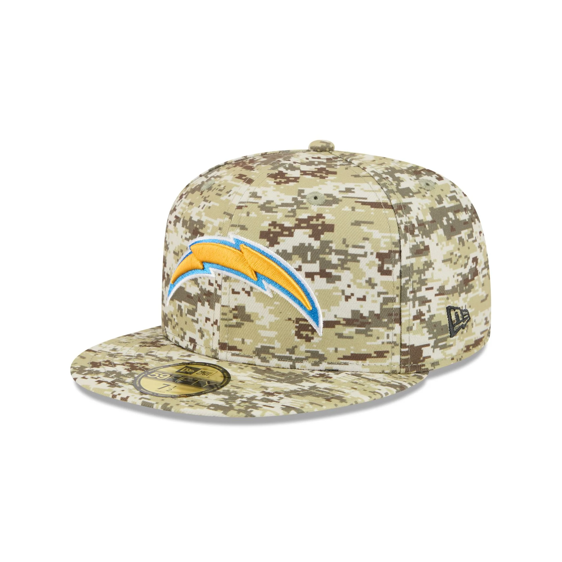 Los Angeles Chargers 2025 Salute to Service Fan Gear 59FIFTY Fitted Hat - Image 3