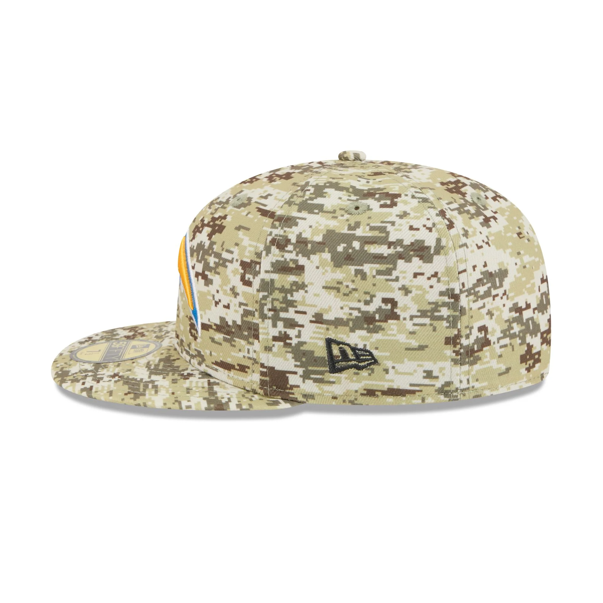 Los Angeles Chargers 2025 Salute to Service Fan Gear 59FIFTY Fitted Hat - Image 5