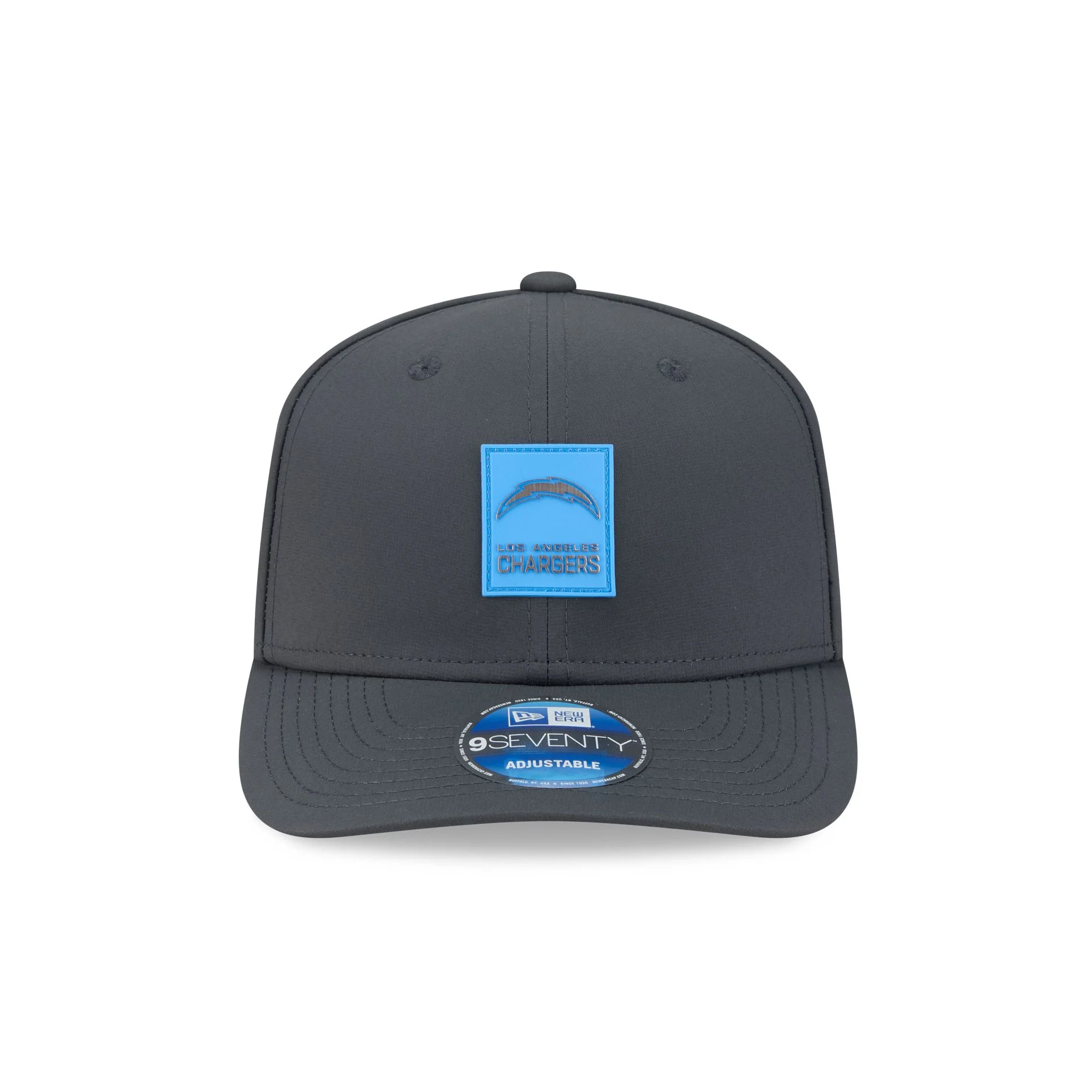 Los Angeles Chargers 2025 Sideline Cold Weather Steel Clouds 9SEVENTY Stretch-Snap Hat - Image 2