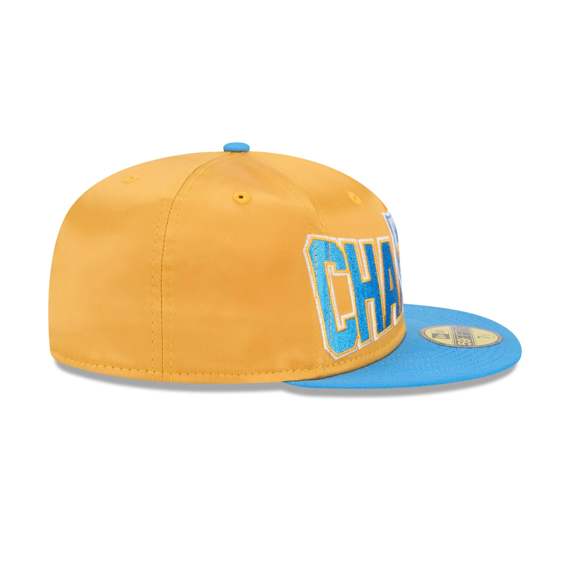 Los Angeles Chargers Bold Satin 59FIFTY Fitted Hat - Image 5