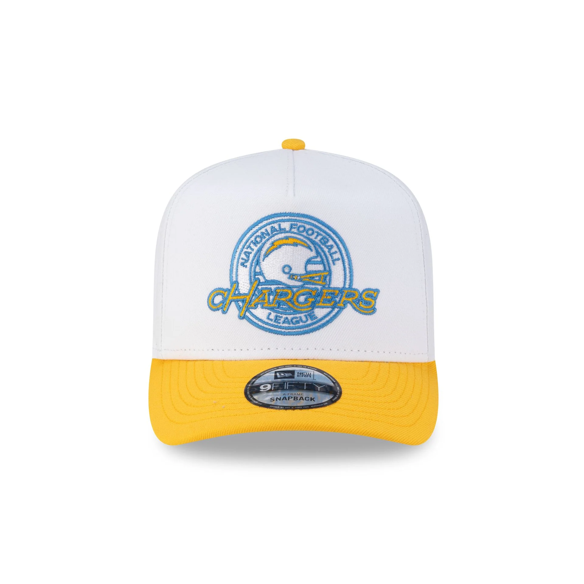 Los Angeles Chargers Crest 9FIFTY A-Frame Snapback Hat - Image 2