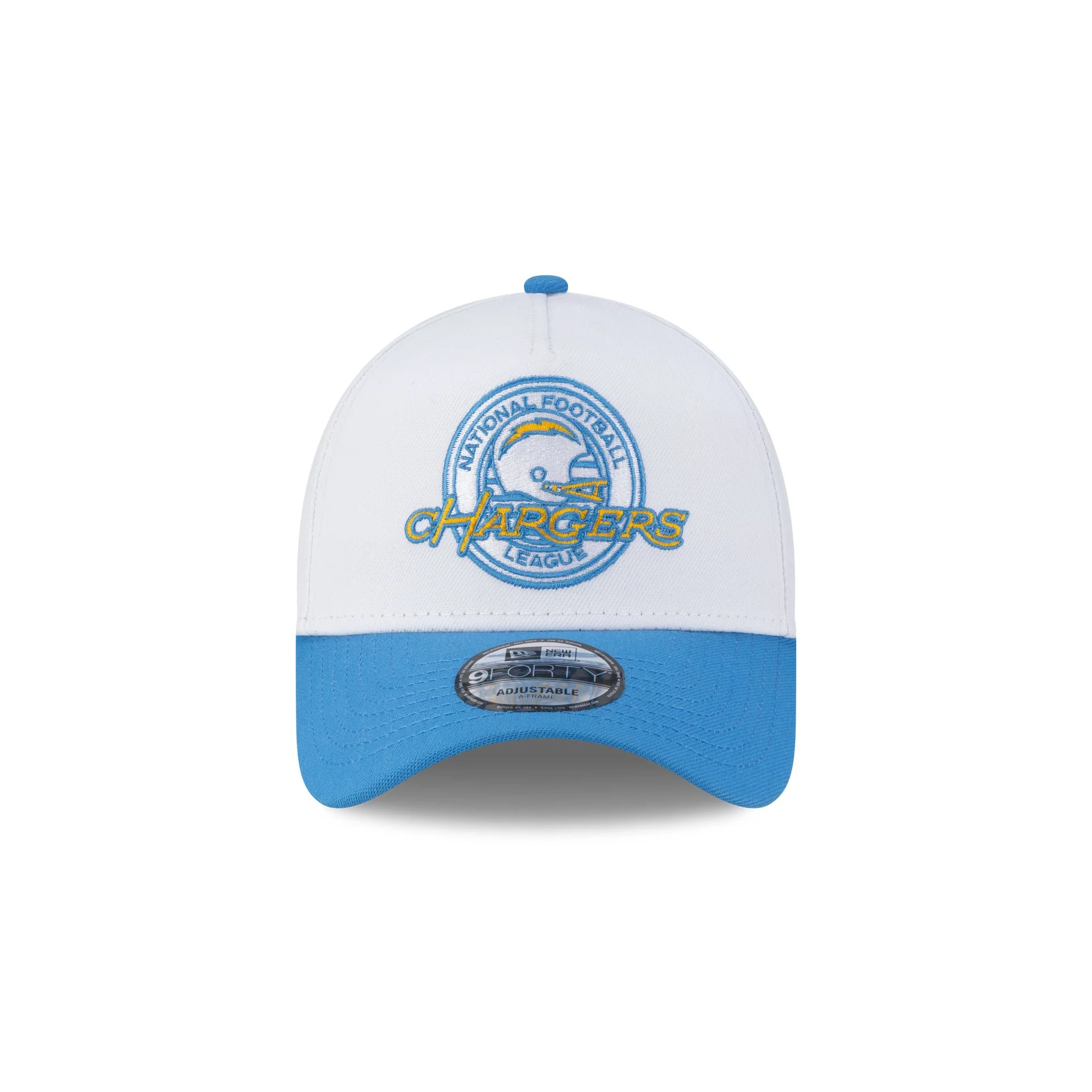 Los Angeles Chargers Crest 9FORTY A-Frame Snapback Hat - Image 2