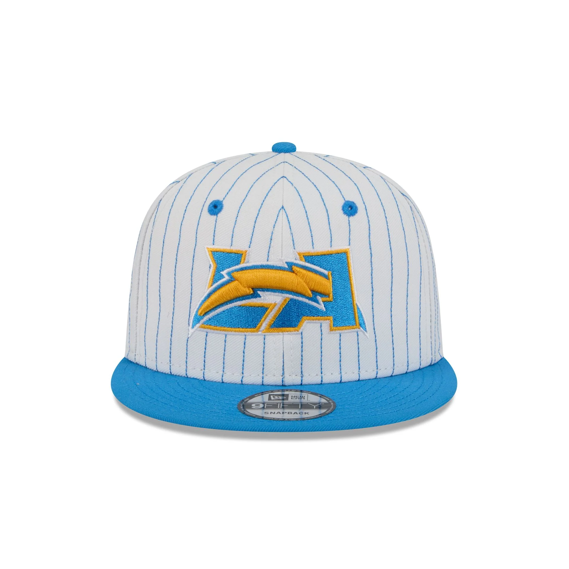 Los Angeles Chargers Deceptor Pinstripe 9FIFTY Snapback Hat - Image 2