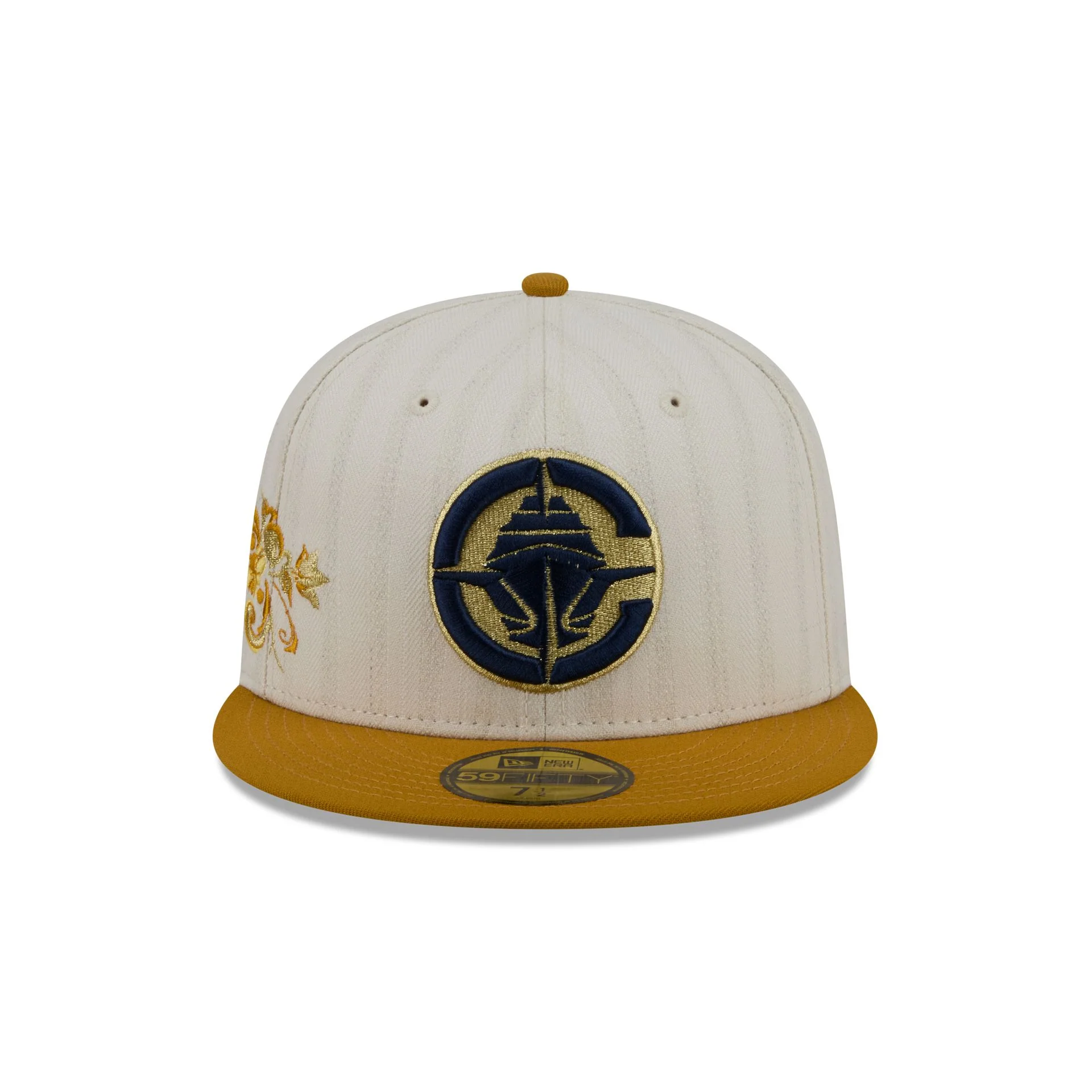 Los Angeles Clippers Chrome Herringbone 59FIFTY Fitted Hat - Image 2