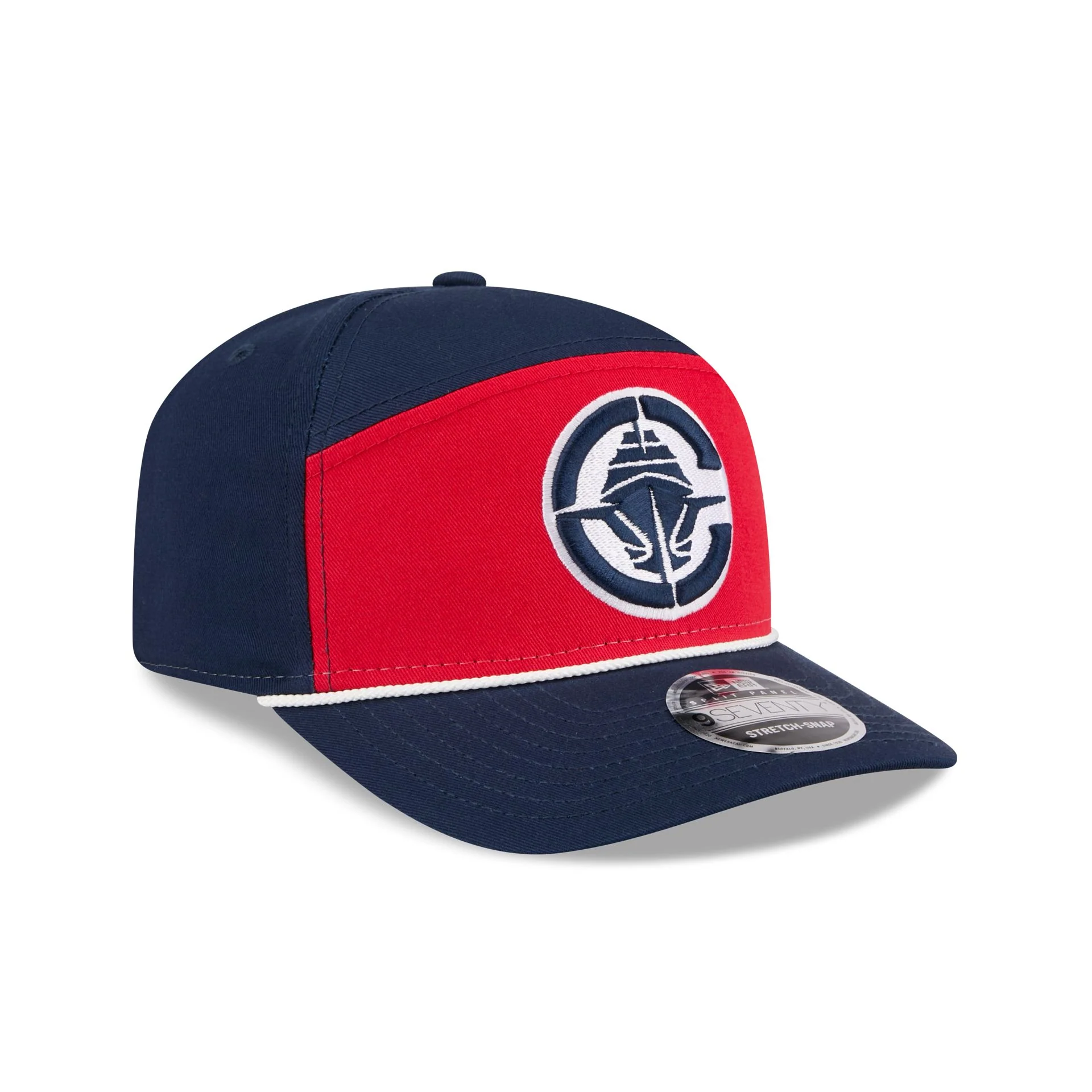 Los Angeles Clippers Split Panel 9SEVENTY Stretch-Snap Hat - Image 3