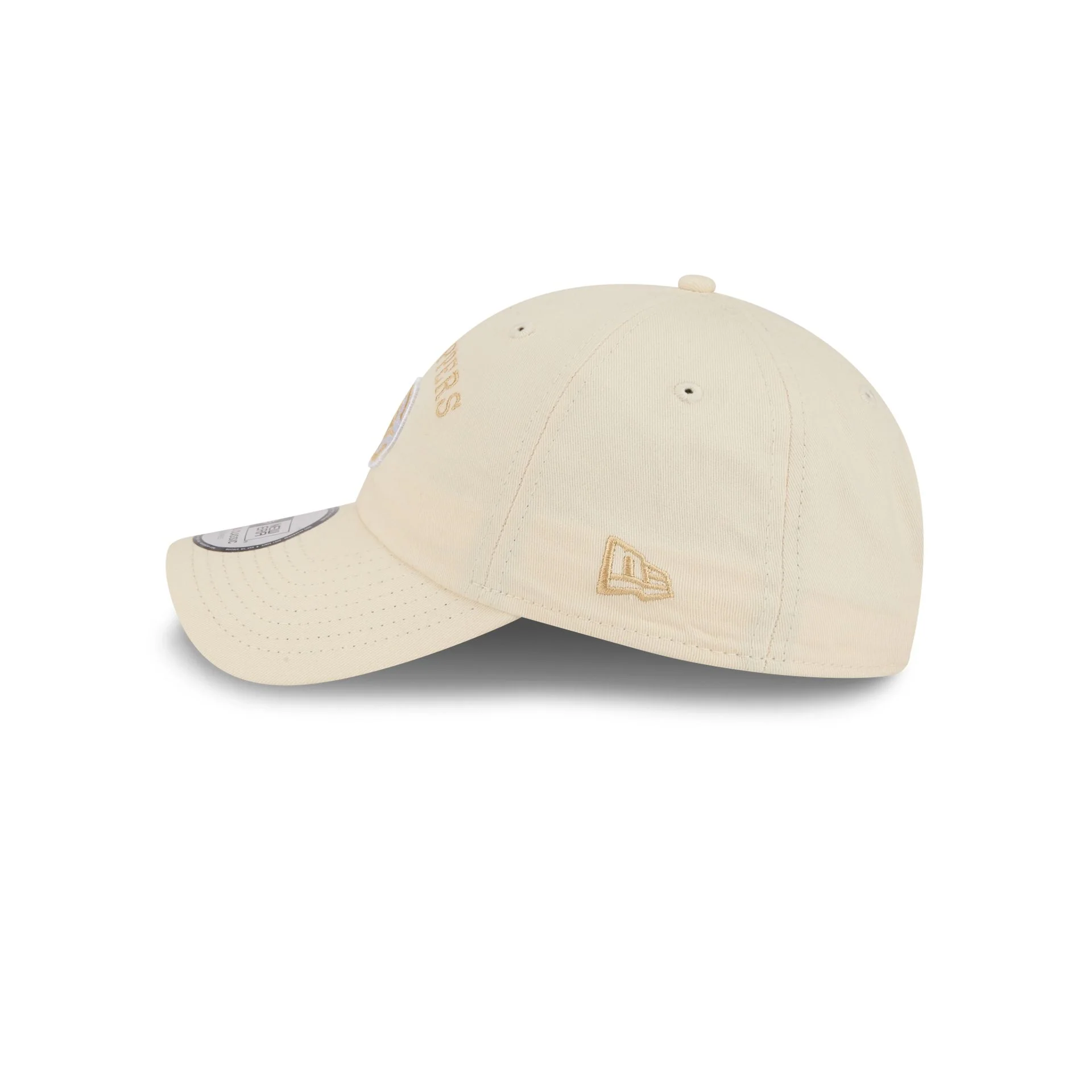 Los Angeles Clippers Team Logo Cream Casual Classic Adjustable Hat - Image 4