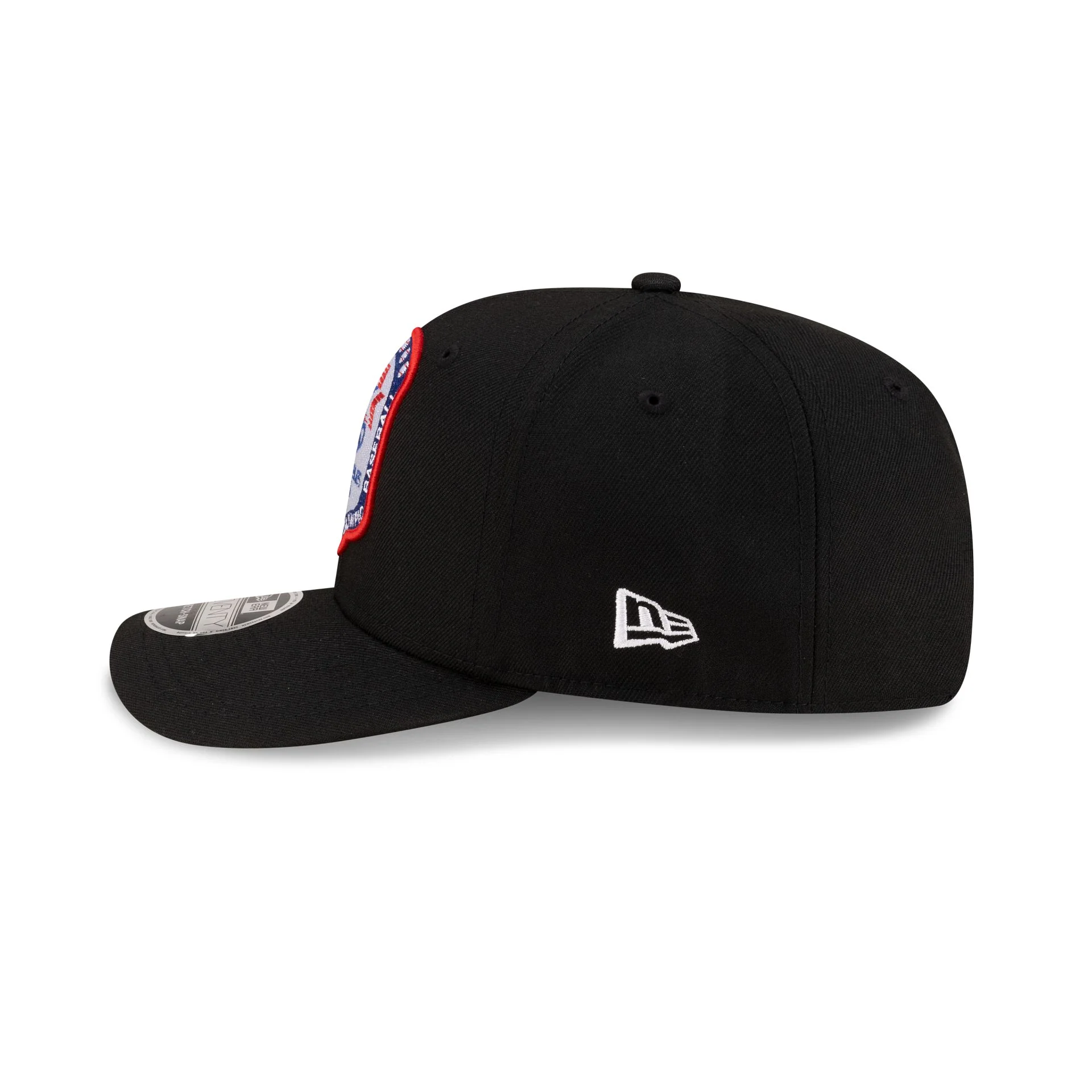 Los Angeles Dodgers 1984 Olympics Black 9SEVENTY Stretch-Snap Hat - Image 5