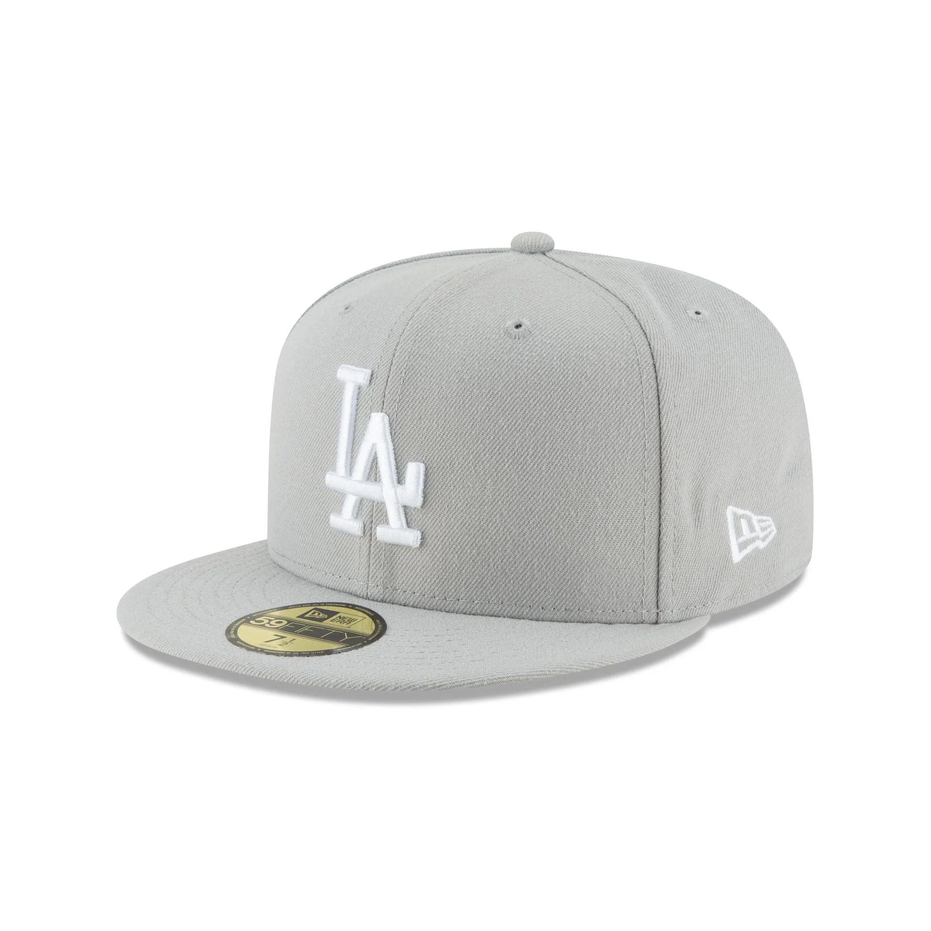 Los Angeles Dodgers 2025 World Series Champions Back-to-Back Circle Patch Gray 59FIFTY Fitted Hat - Image 3