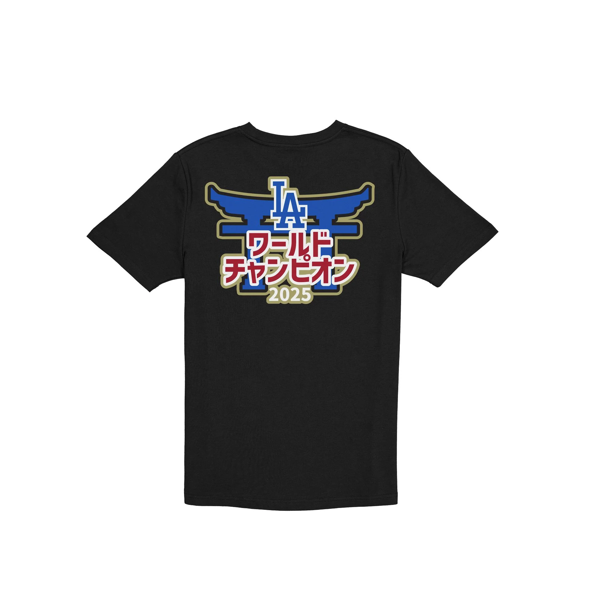Los Angeles Dodgers 2025 World Series Champions Black T-Shirt - Image 2