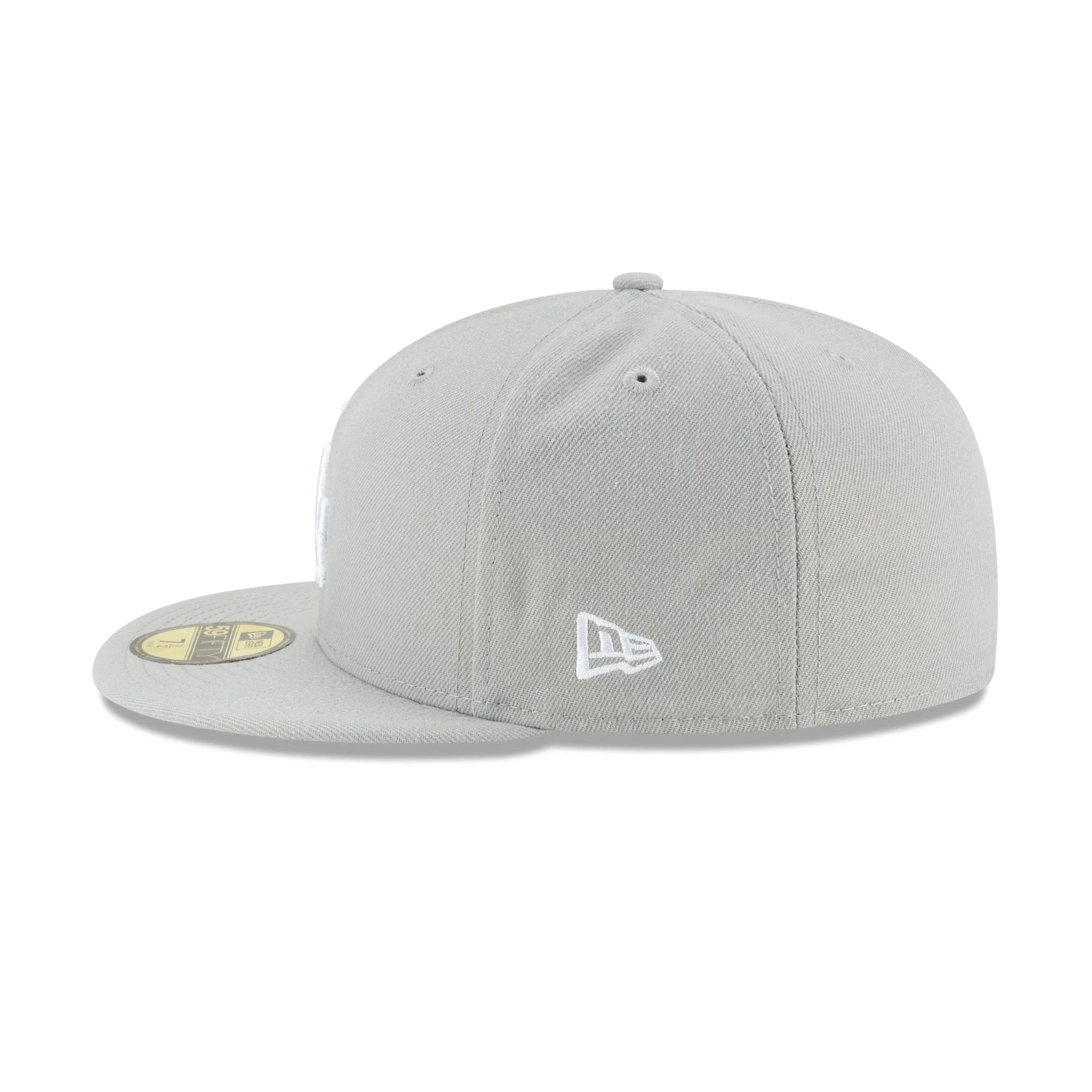 Los Angeles Dodgers 2025 World Series Champions Samurai Patch Gray 59FIFTY Fitted Hat - Image 5