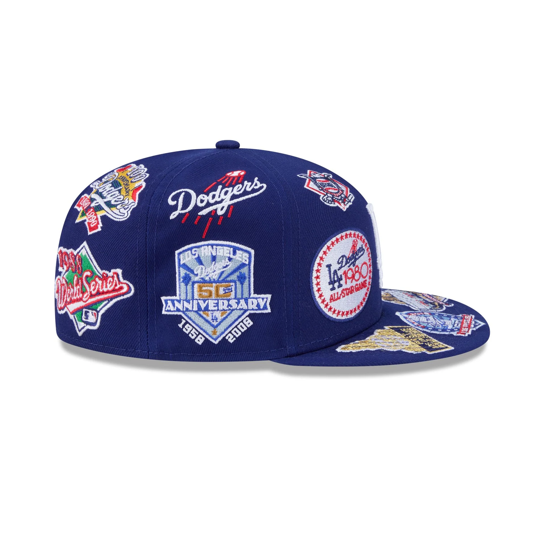 Los Angeles Dodgers All Over 59FIFTY Fitted Hat - Image 5