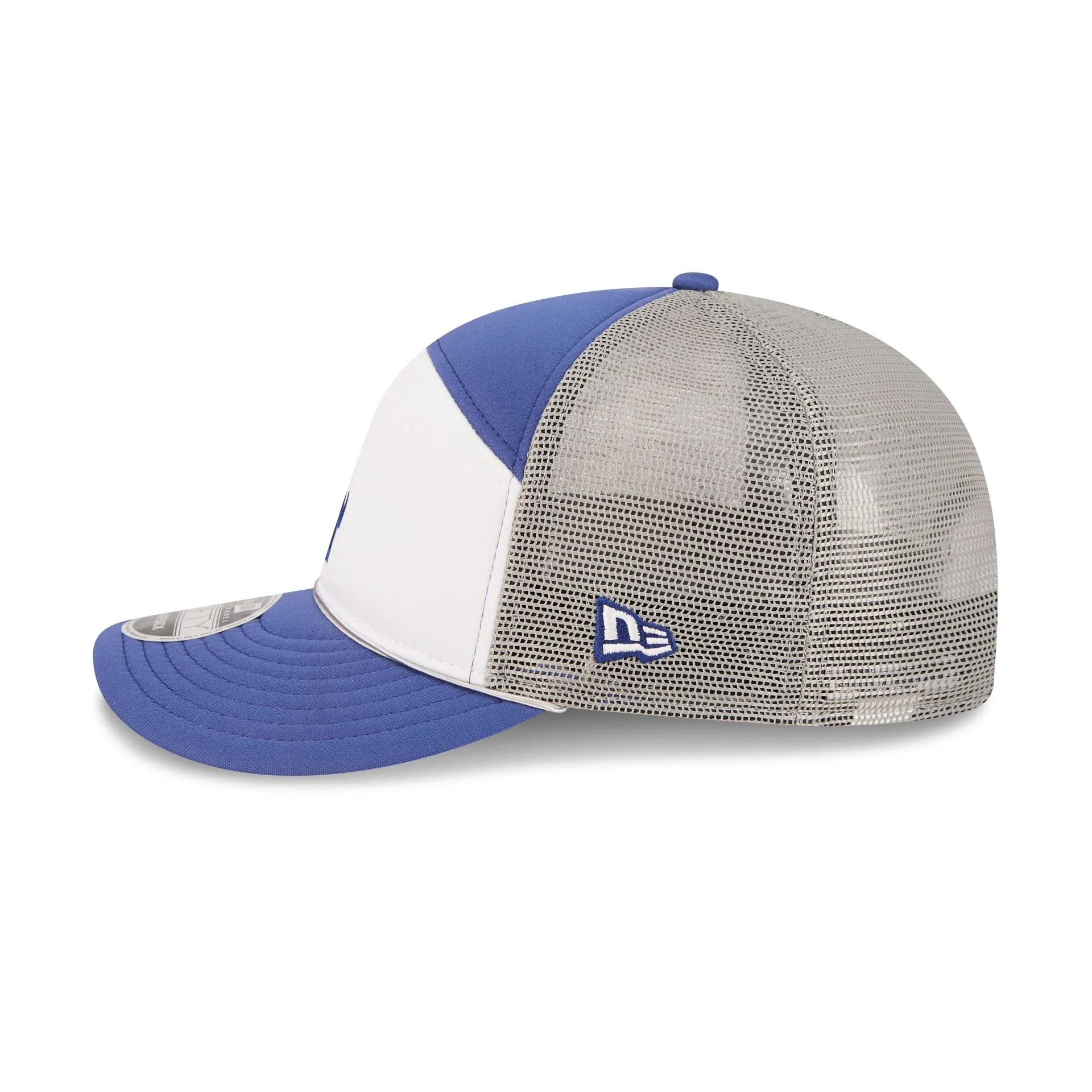 Los Angeles Dodgers Blocked Split Panel 9FIFTY Trucker Hat - Image 4