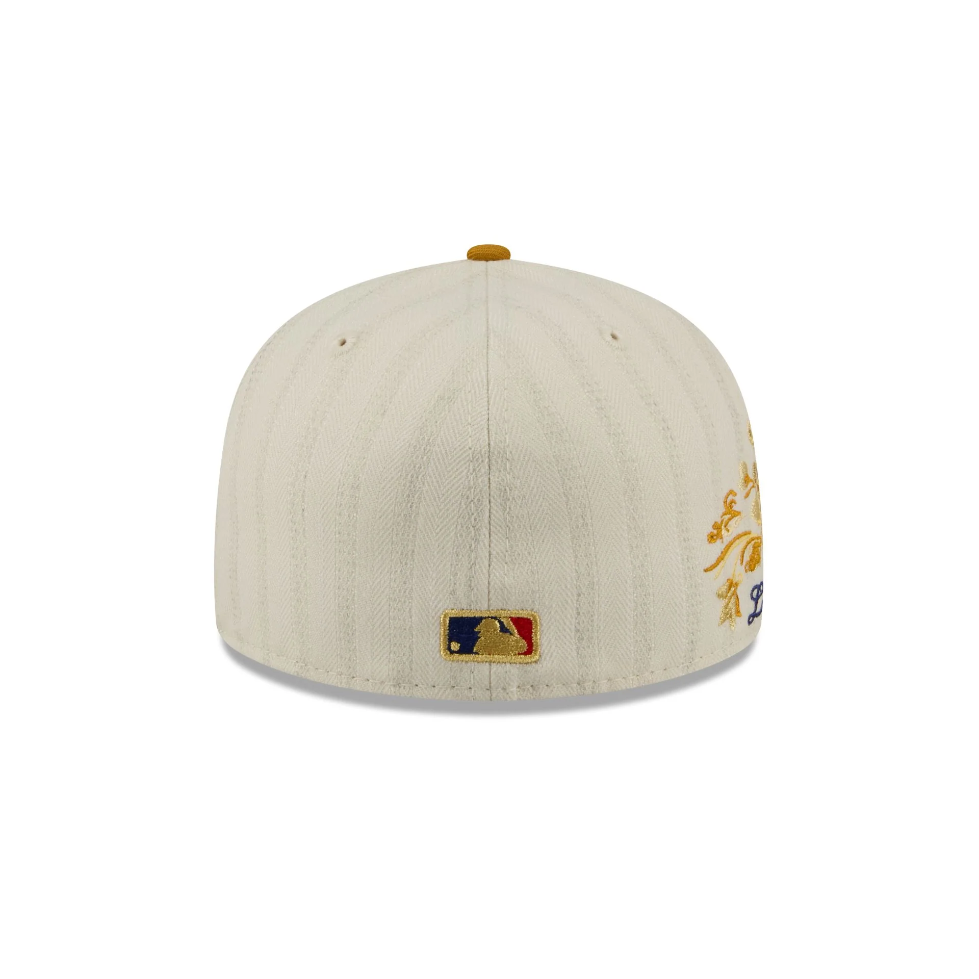 Los Angeles Dodgers Chrome Herringbone 59FIFTY Fitted Hat - Image 6