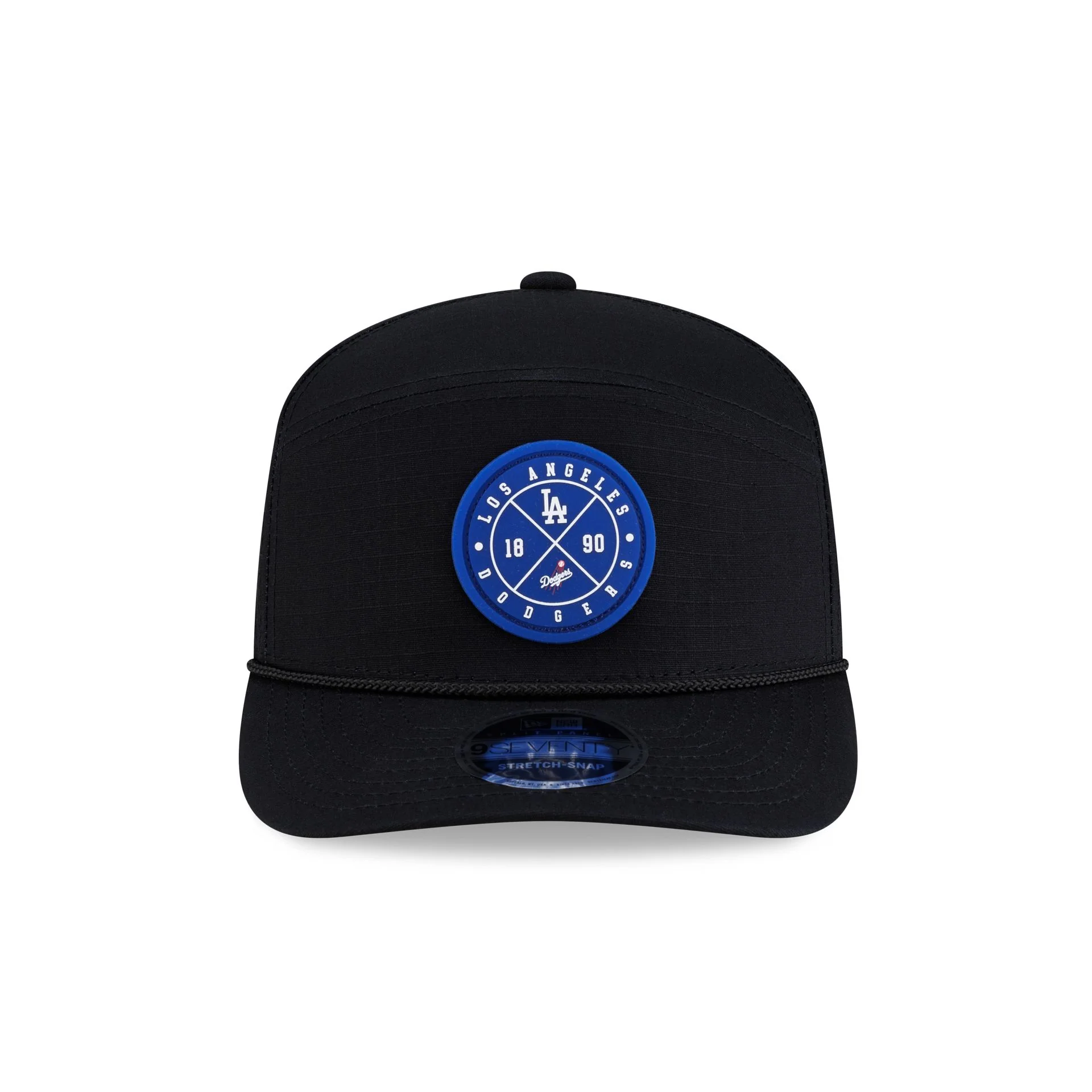 Los Angeles Dodgers Cotton Ripstop Split Panel 9SEVENTY Stretch-Snap Hat - Image 4