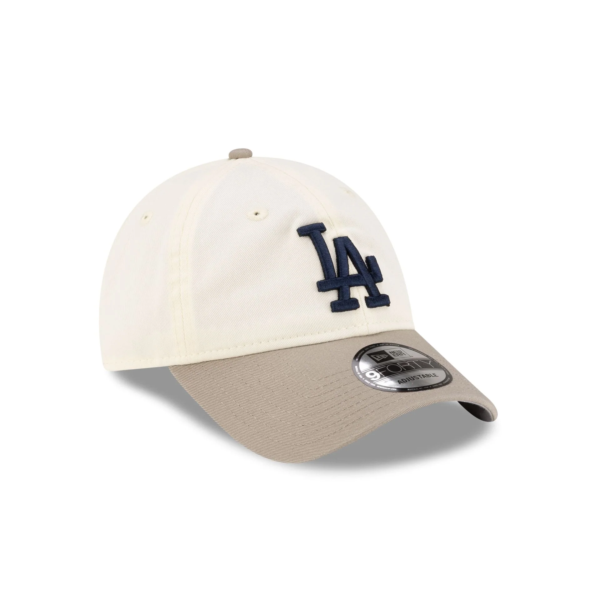 Los Angeles Dodgers Cream 9FORTY Adjustable Hat - Image 3