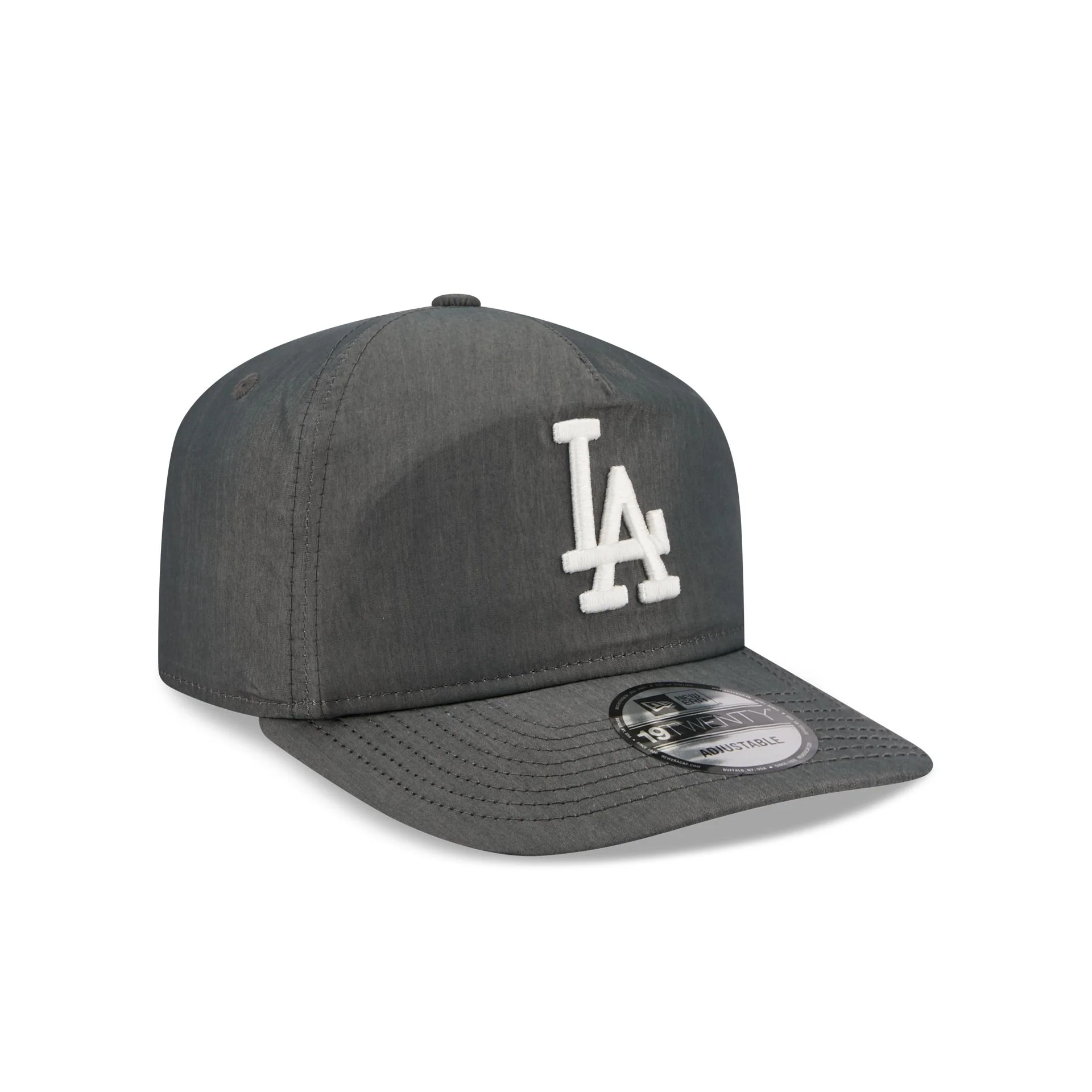Los Angeles Dodgers Heather Gray Nylon 19TWENTY Adjustable Hat - Image 3