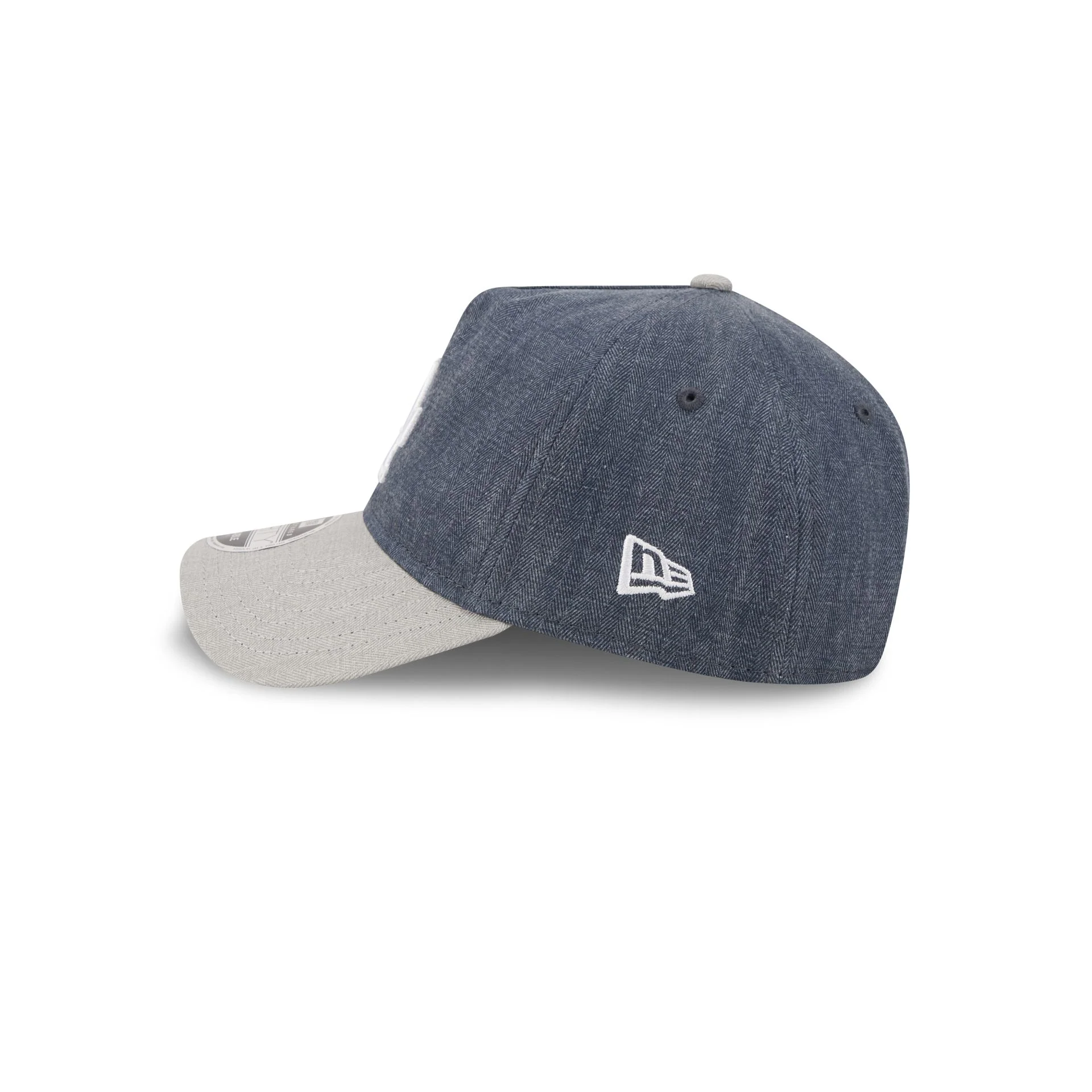 Los Angeles Dodgers Herringbone Team Colors 9FORTY A-Frame Adjustable Hat - Image 4