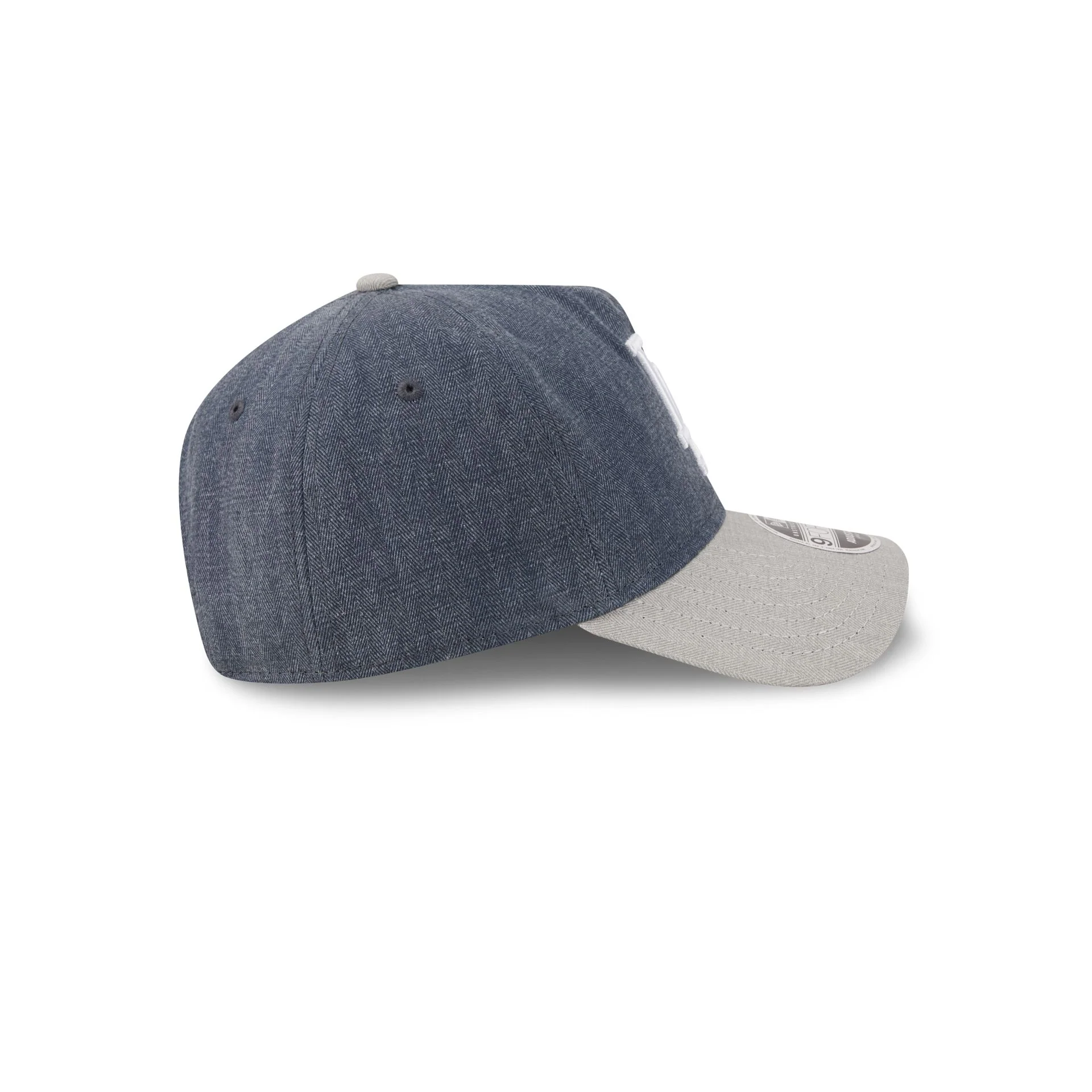 Los Angeles Dodgers Herringbone Team Colors 9FORTY A-Frame Adjustable Hat - Image 5