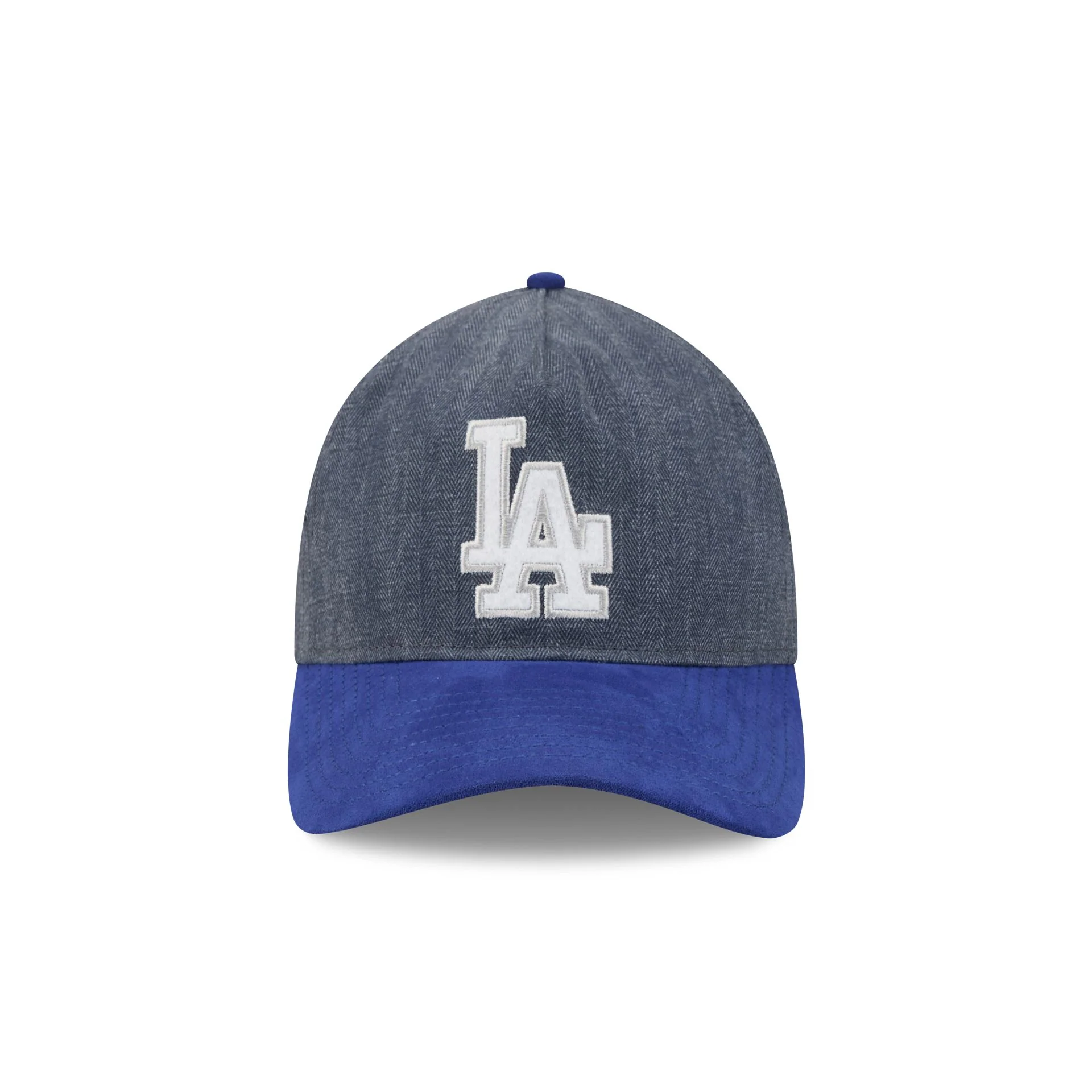 Los Angeles Dodgers Herringbone Team Colors 9TWENTY A-Frame Adjustable Hat - Image 2