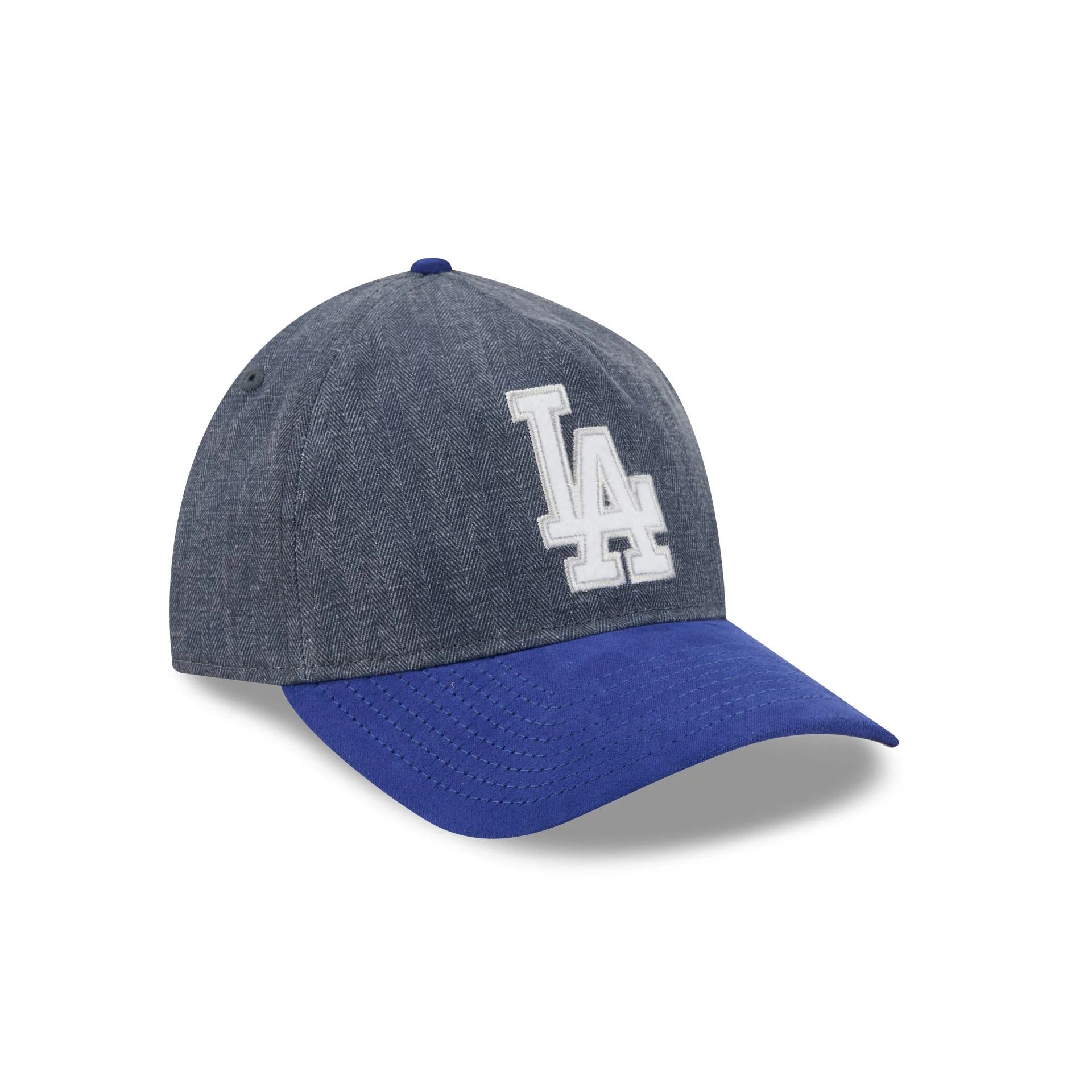 Los Angeles Dodgers Herringbone Team Colors 9TWENTY A-Frame Adjustable Hat - Image 3