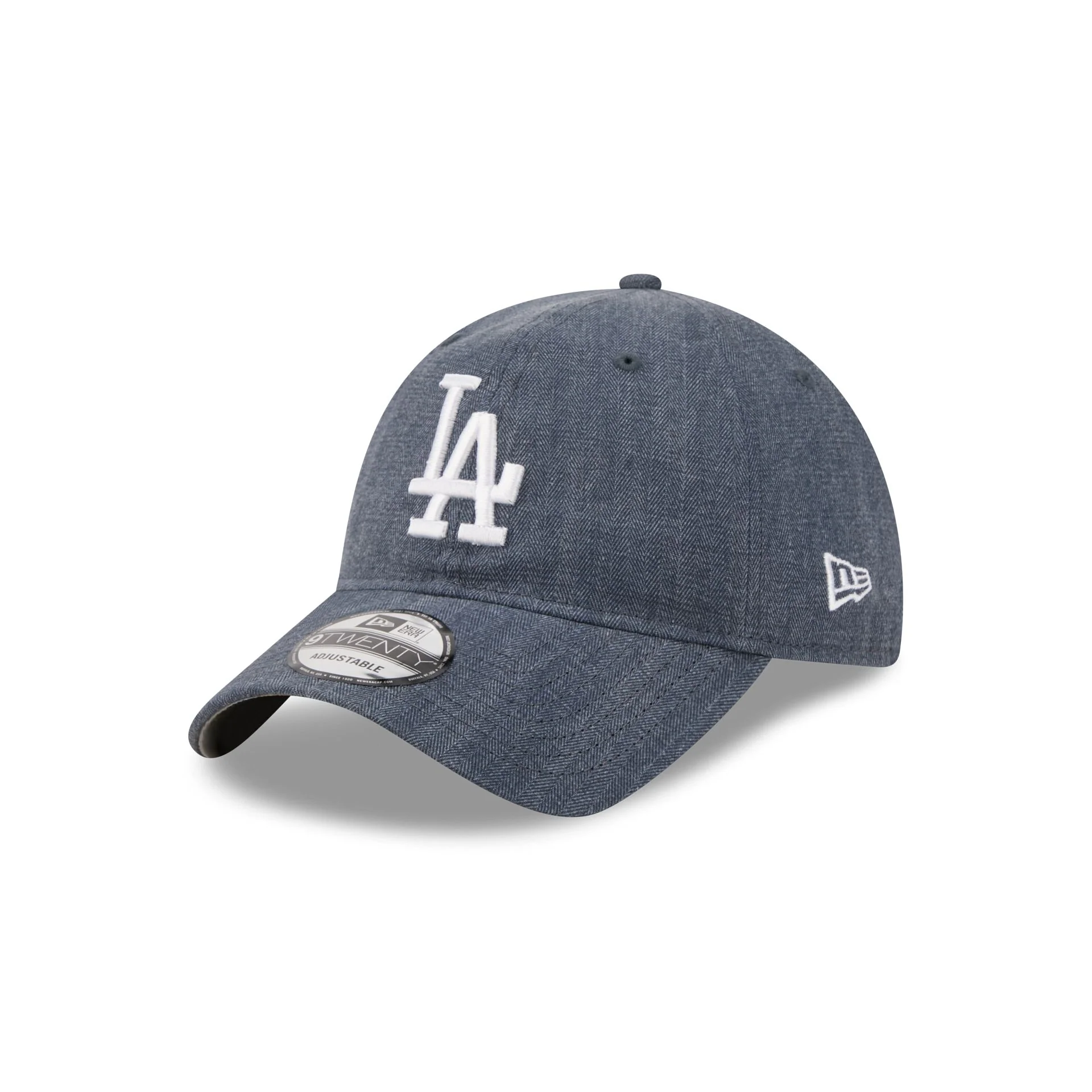 Los Angeles Dodgers Herringbone Team Colors 9TWENTY Adjustable Hat