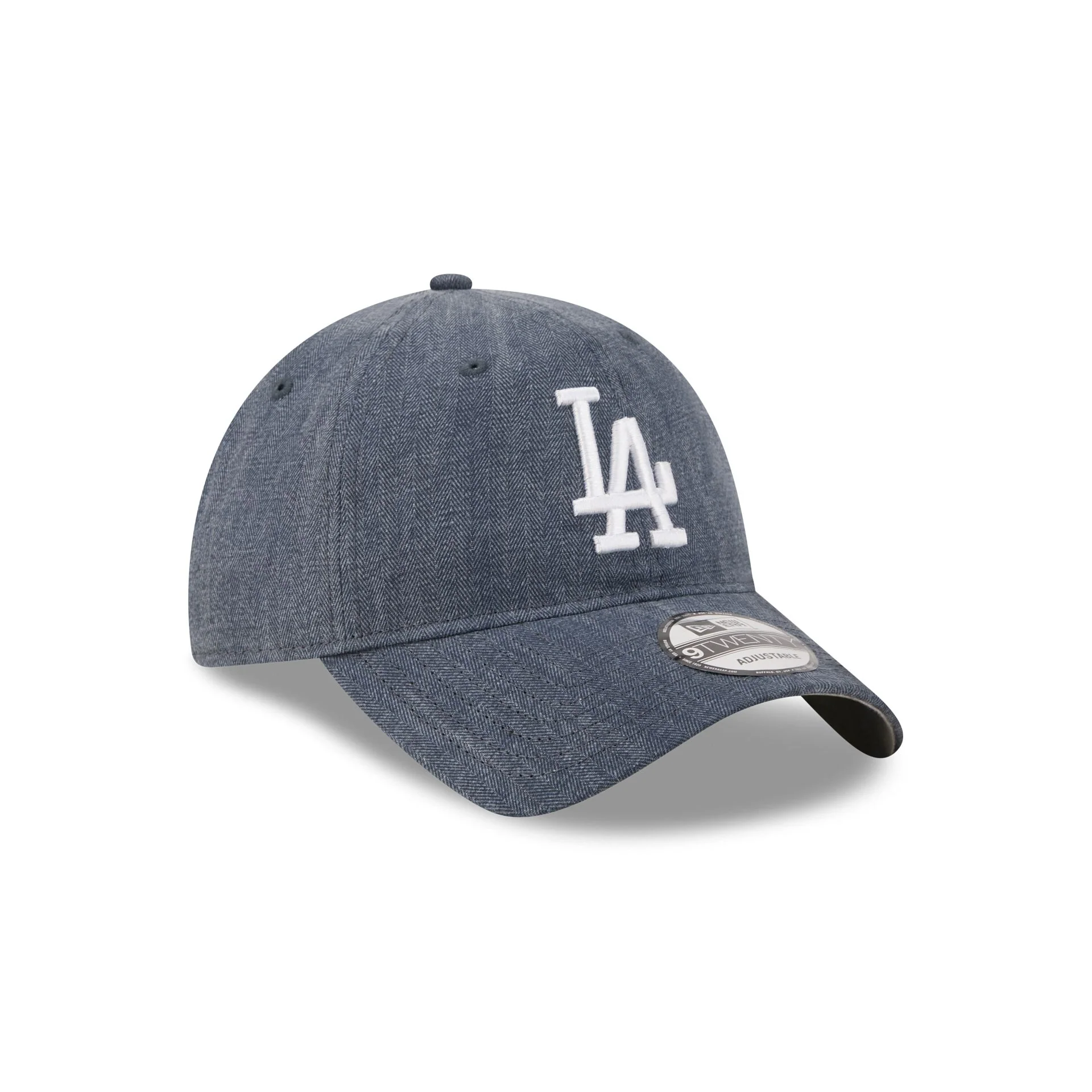 Los Angeles Dodgers Herringbone Team Colors 9TWENTY Adjustable Hat - Image 3