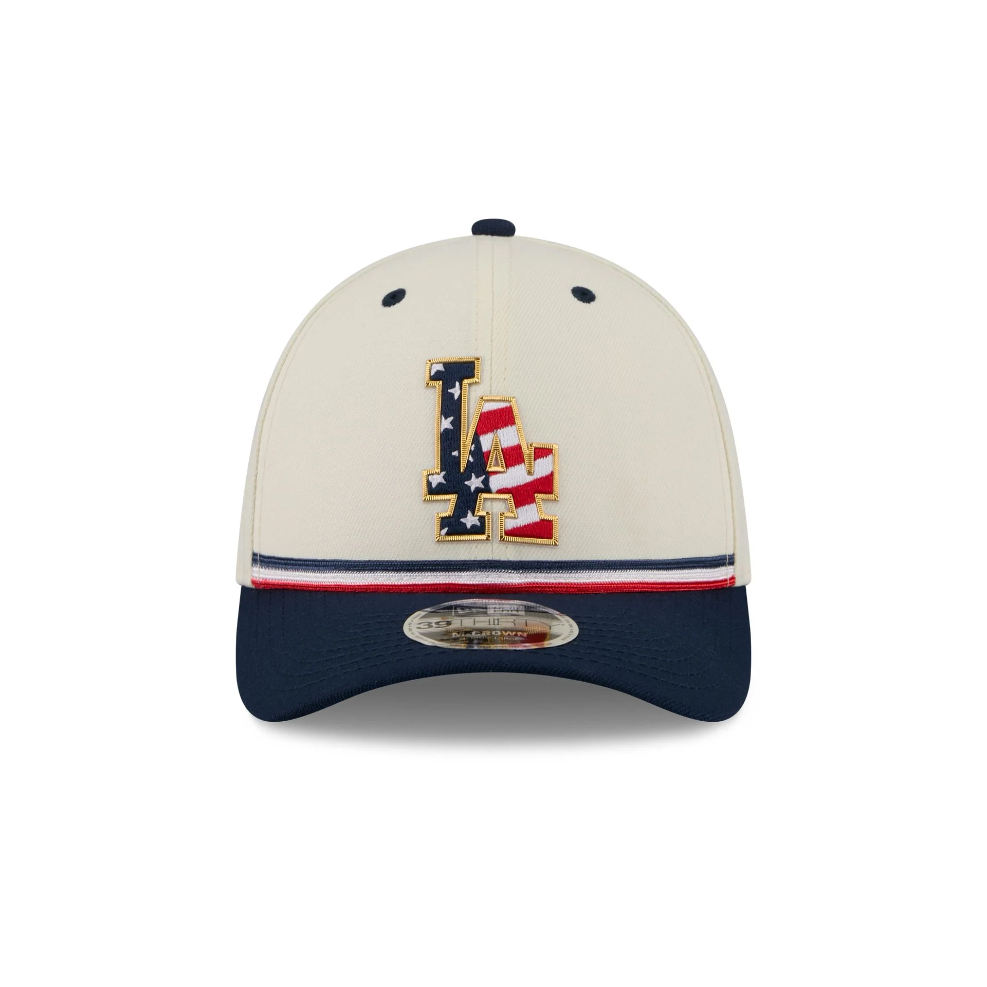 Los Angeles Dodgers Independence Day 2026 39THIRTY M-Crown Stretch Fit Hat - Image 2