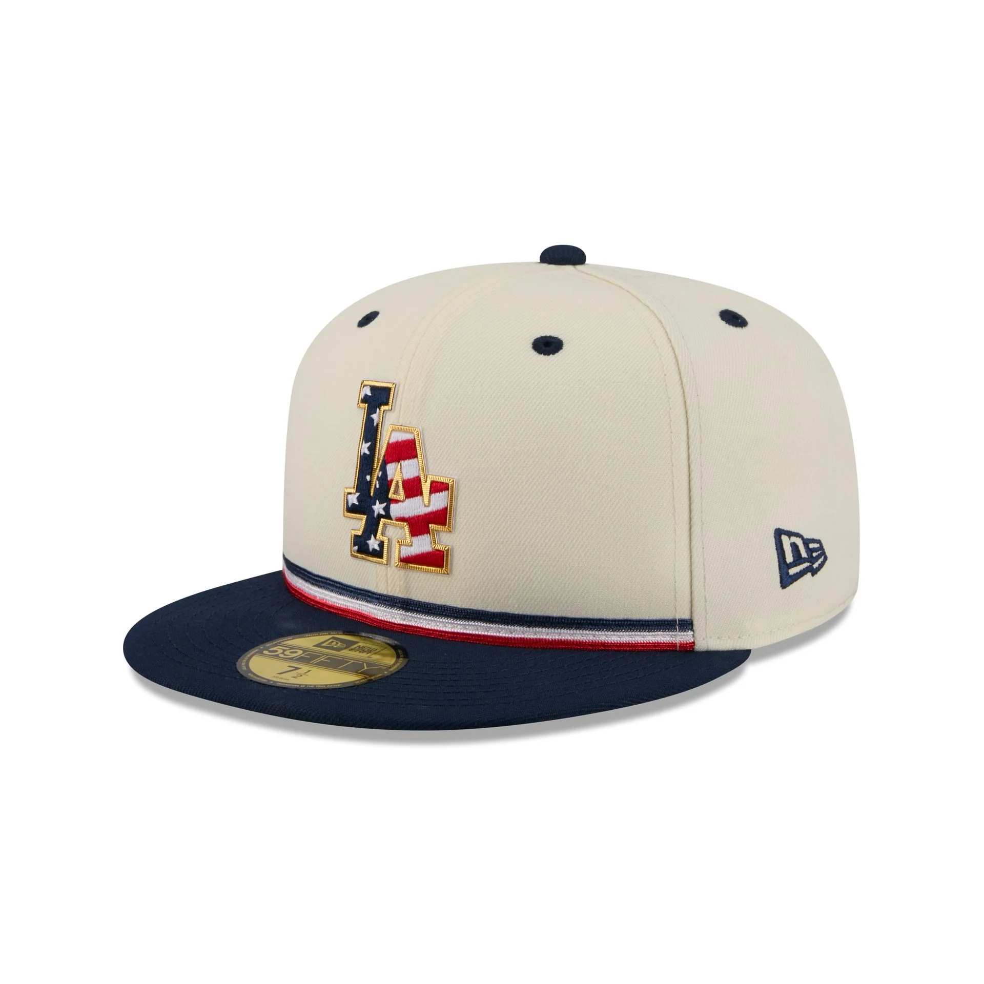 Los Angeles Dodgers Independence Day 2026 59FIFTY Fitted Hat - Image 3
