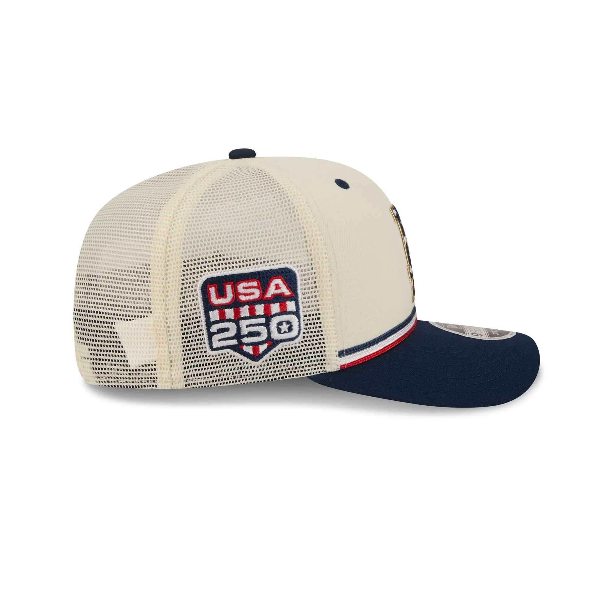 Los Angeles Dodgers Independence Day 2026 9SEVENTY Trucker Hat - Image 4