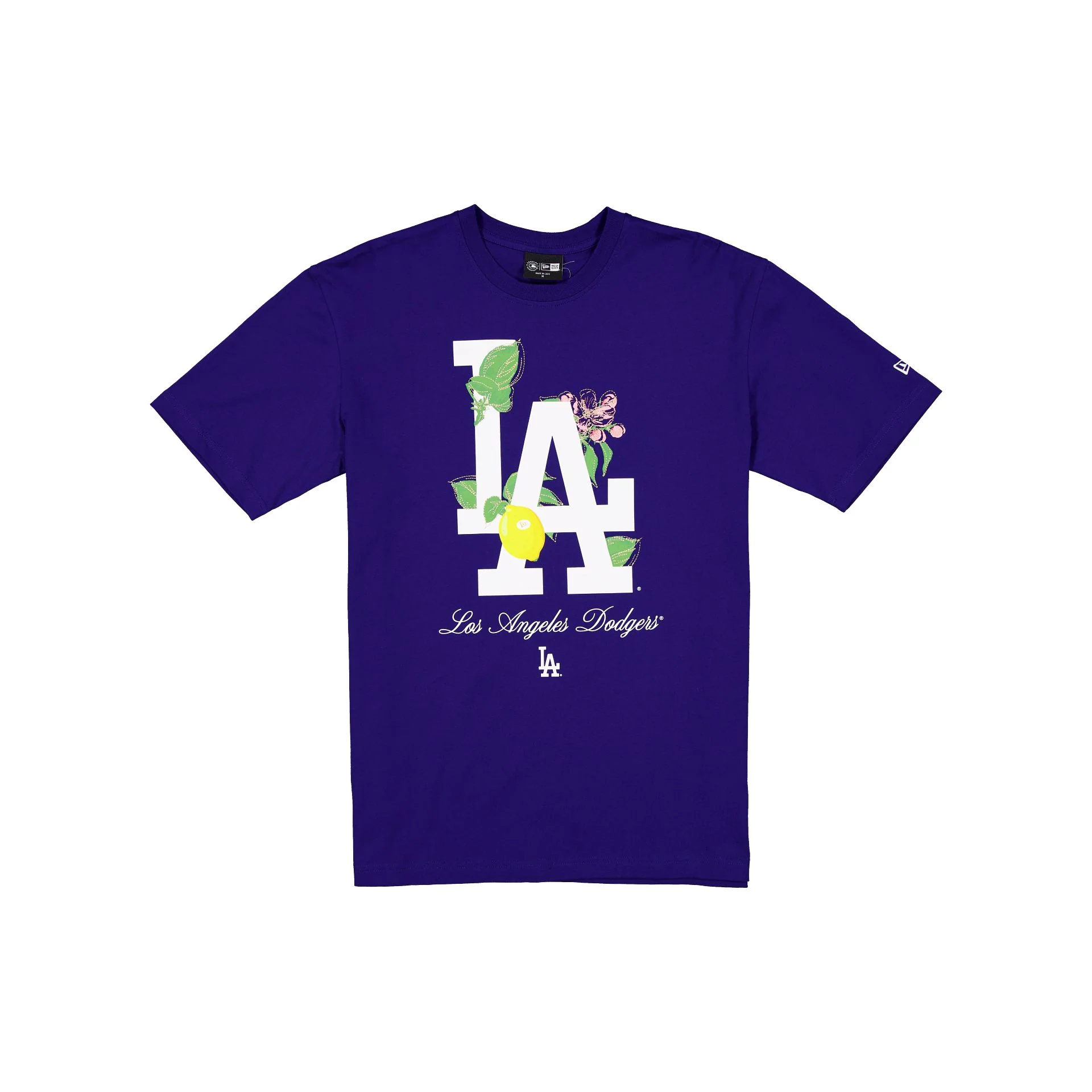 Los Angeles Dodgers Lifestyle Graphics Floral Embroidery T-Shirt