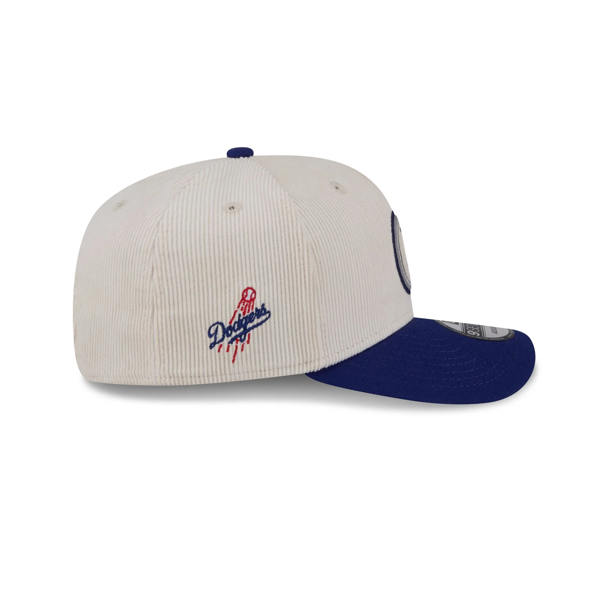 Los Angeles Dodgers Loyal Corduroy 9SEVENTY Stretch-Snap Hat - Image 4