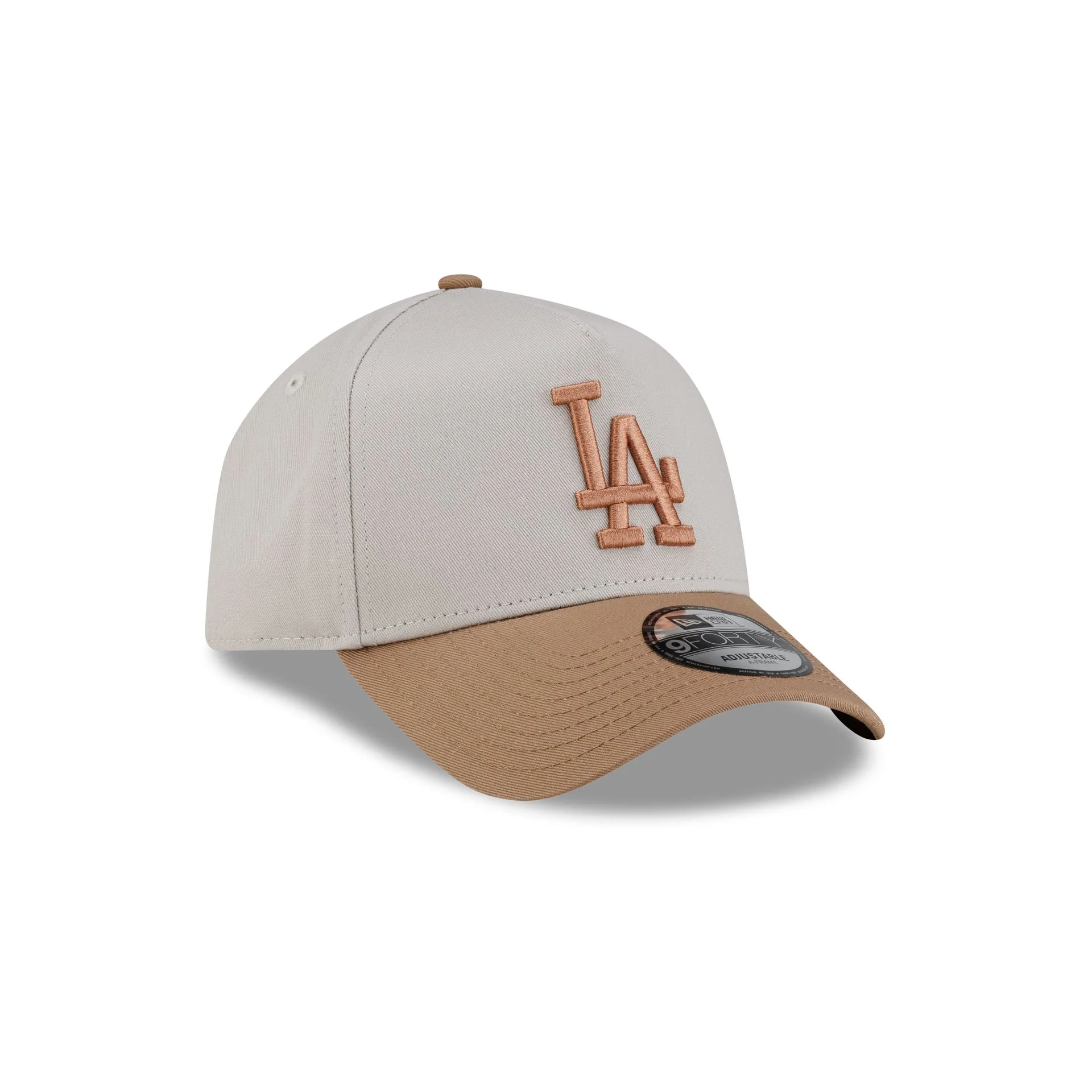 Los Angeles Dodgers Mocha 9FORTY A-Frame Adjustable Hat - Image 3