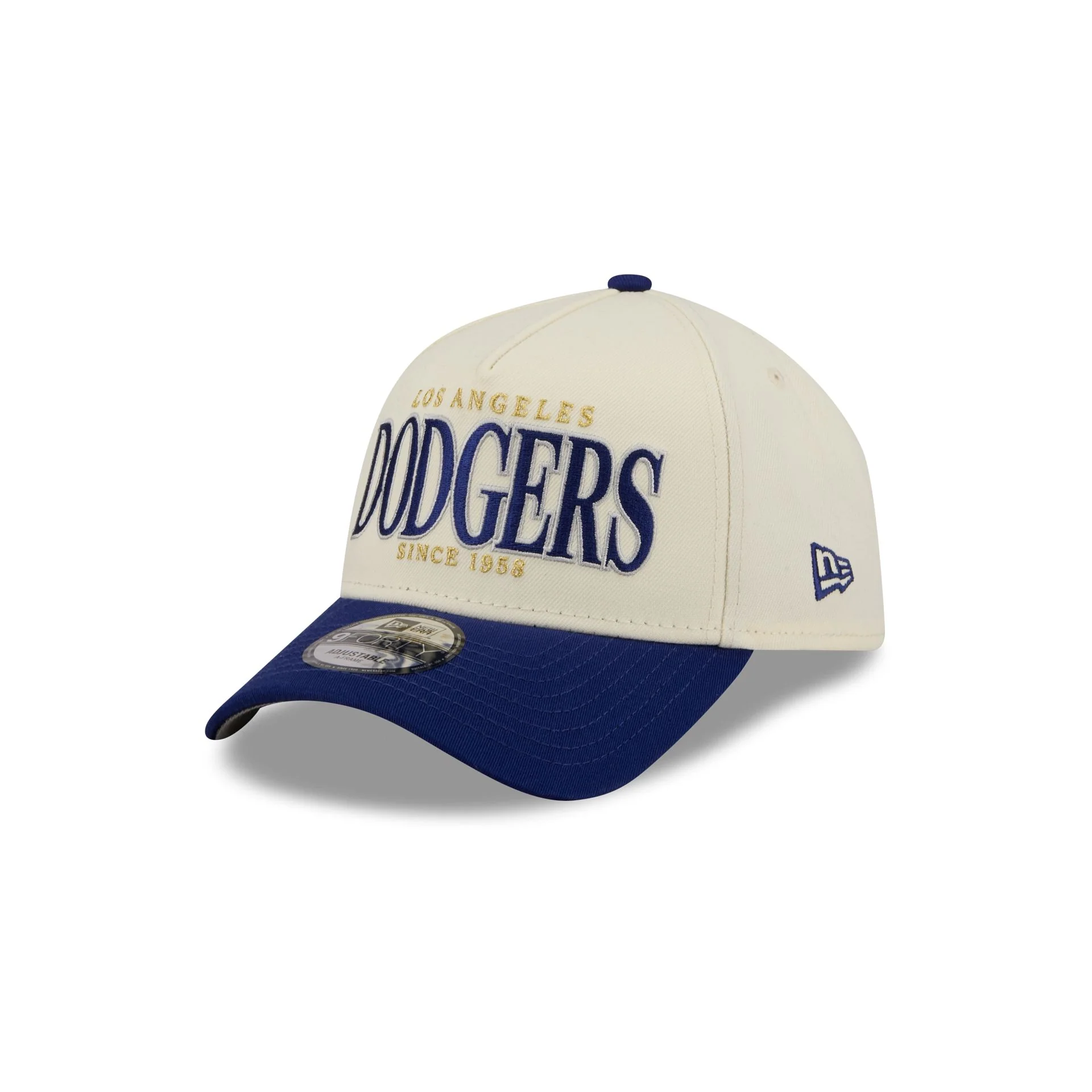 Los Angeles Dodgers Opening Day Chrome White 9FORTY A-Frame Snapback Hat - Image 3