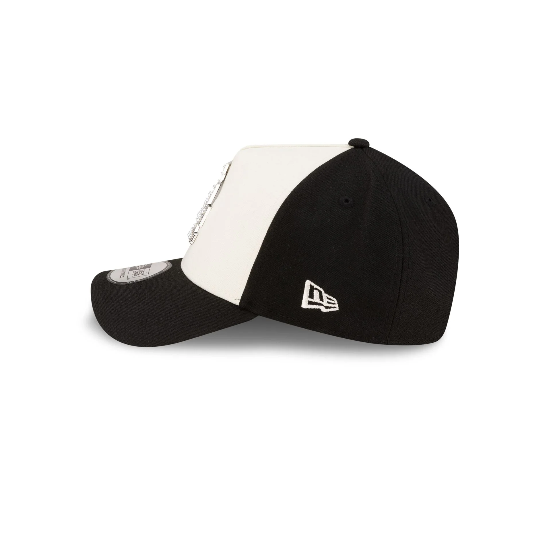 Los Angeles Dodgers Pearl Logo 9FORTY A-Frame Snapback Hat - Image 4